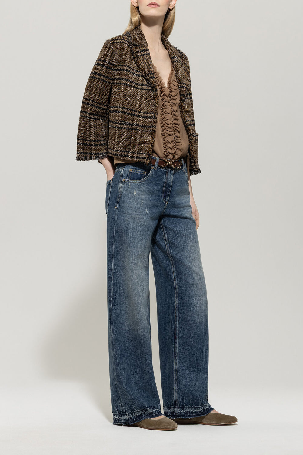 Wideleg-Tencel-Denim - denim blue - lange Version