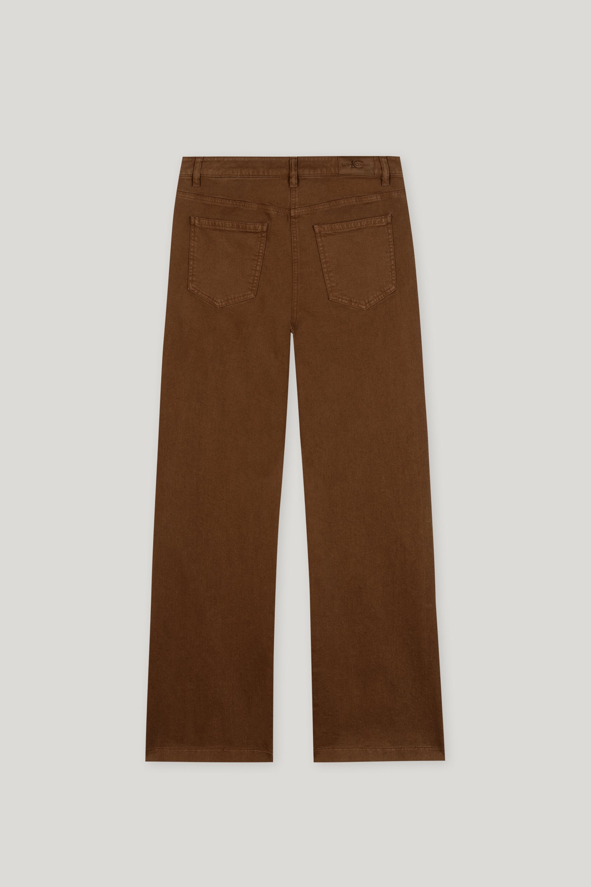 Flared-Twill-Denim - walnut - Standard | Artikel Rück