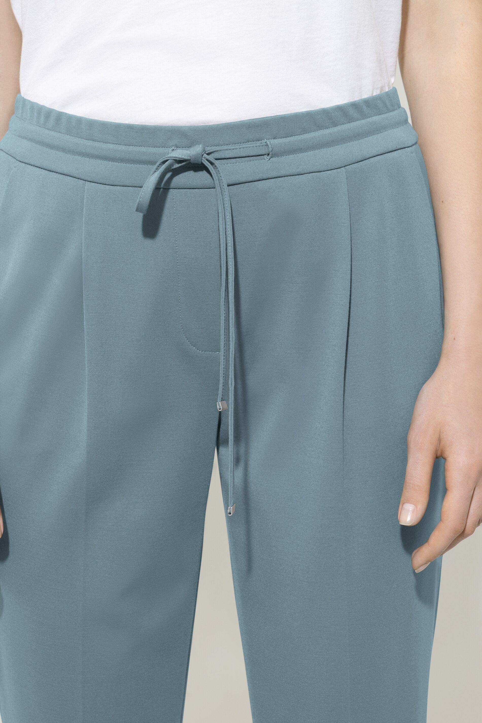 Joggpants aus Punto-Milano - greyish blue - Standard | Model Detail