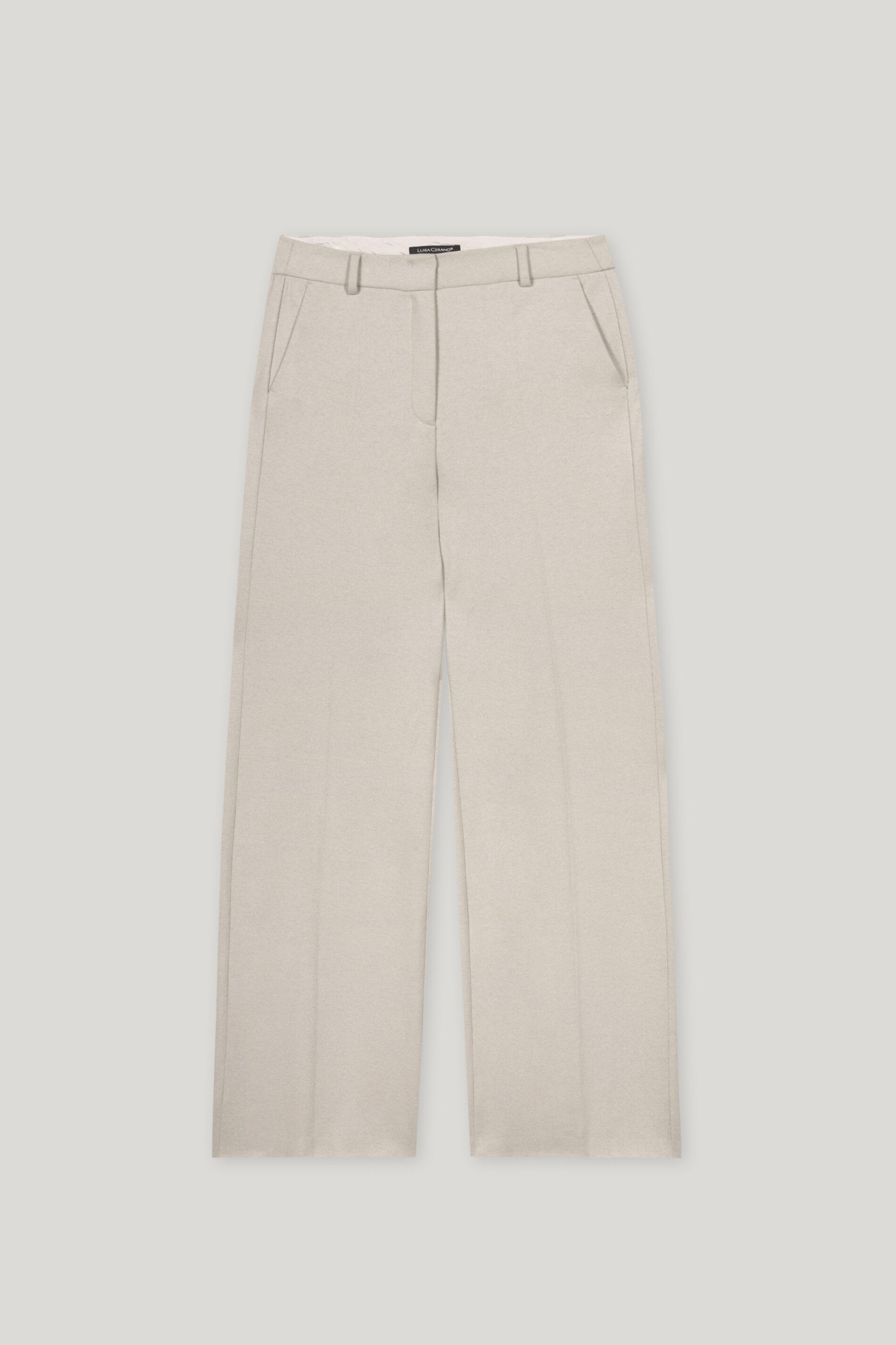 Flanell-Wideleg-Pants - oyster - Standard | Artikel Front