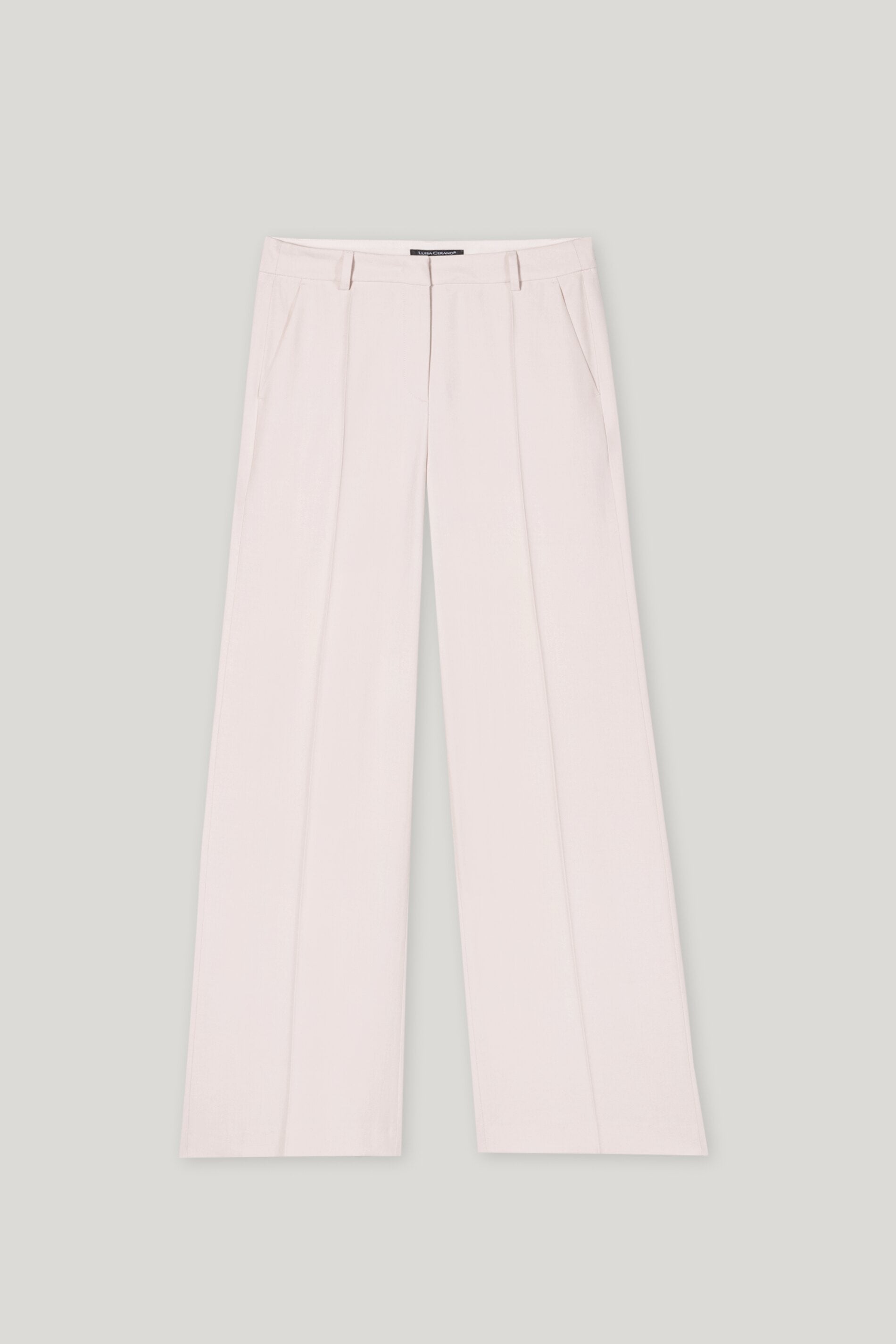 Gabardine-Wideleg-Pants - creamy powder - Standard | Artikel Front