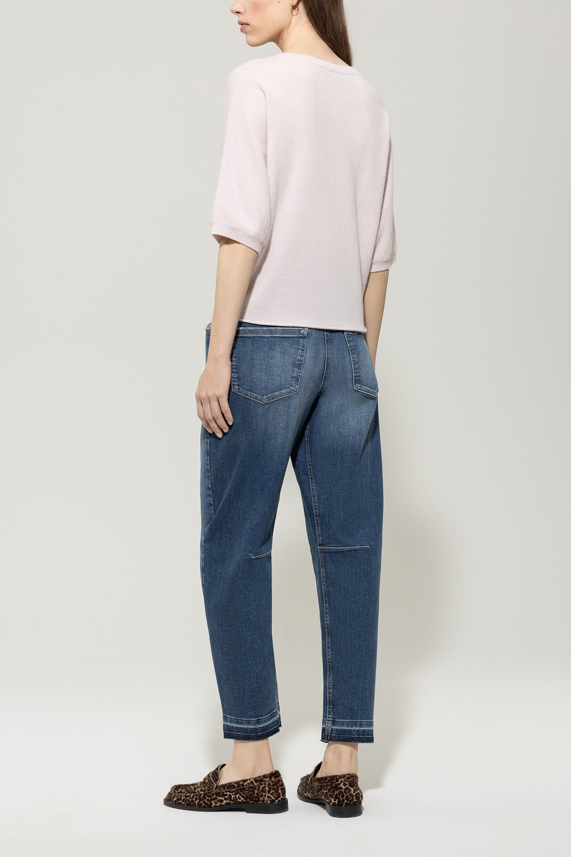 Looseleg-Blue-Denim - denim blue - Standard | Model Rück