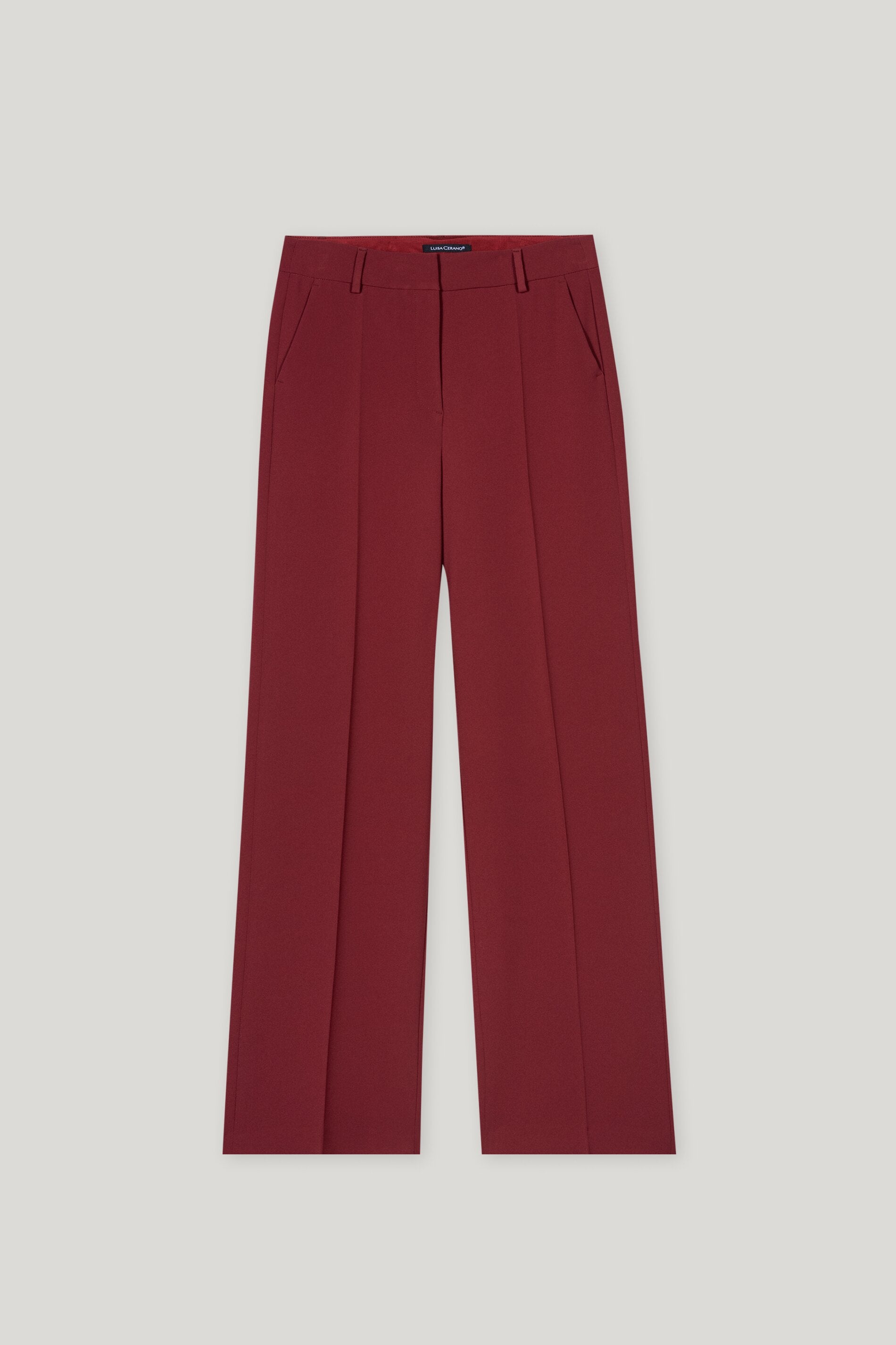 Easy-Wideleg-Pants - berry red - Standard | Artikel Front