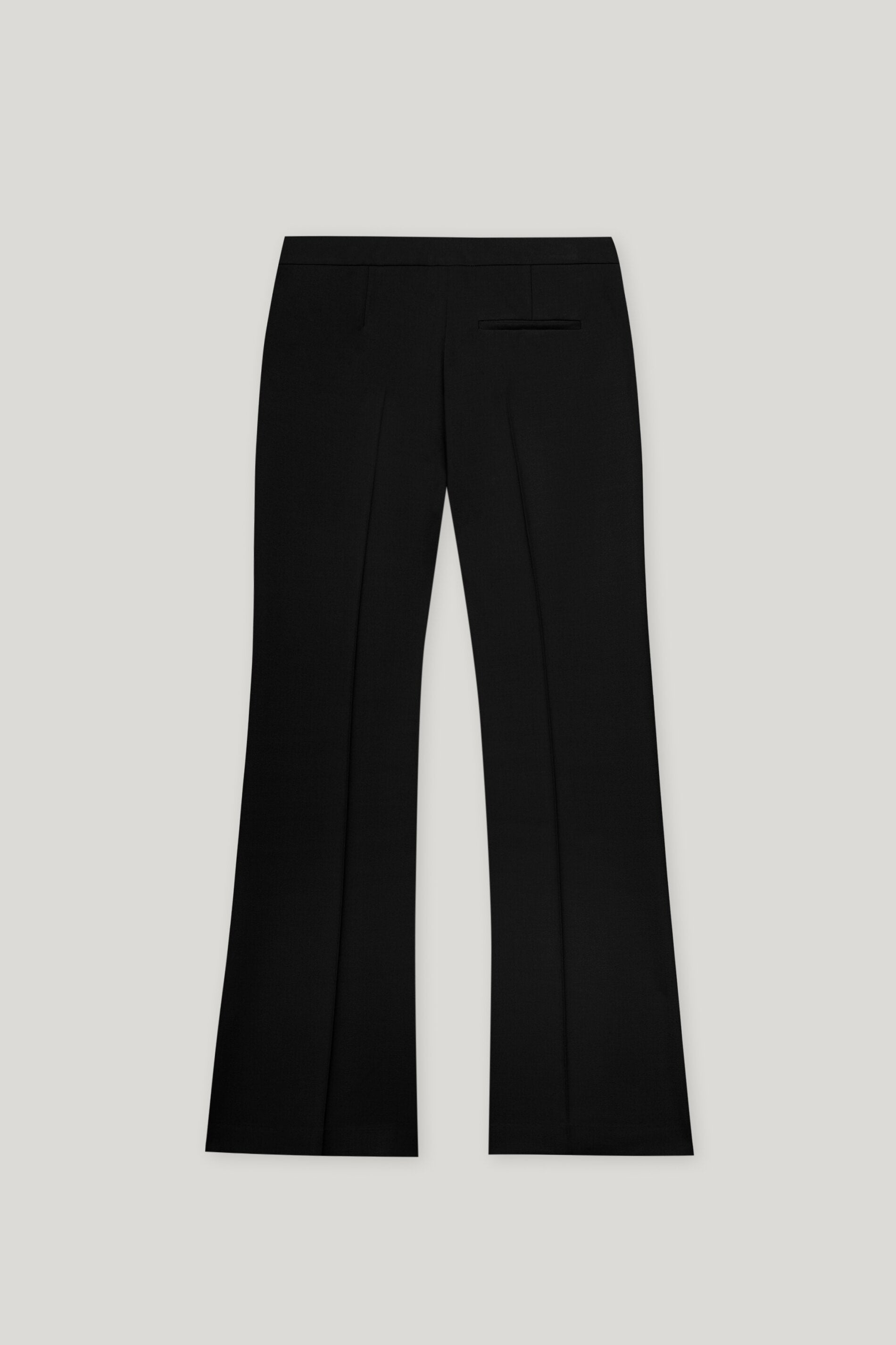 Bootcut-Sailor-Pants - deep black - mit Knöpfen | Artikel Rück