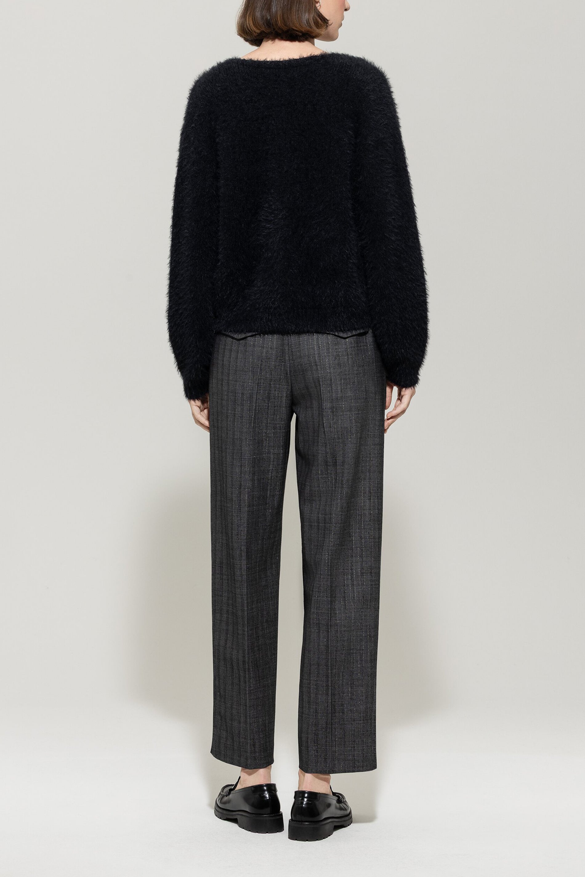 Pinstripe-Straight-Joggpants - multi - Standard | Model Rück