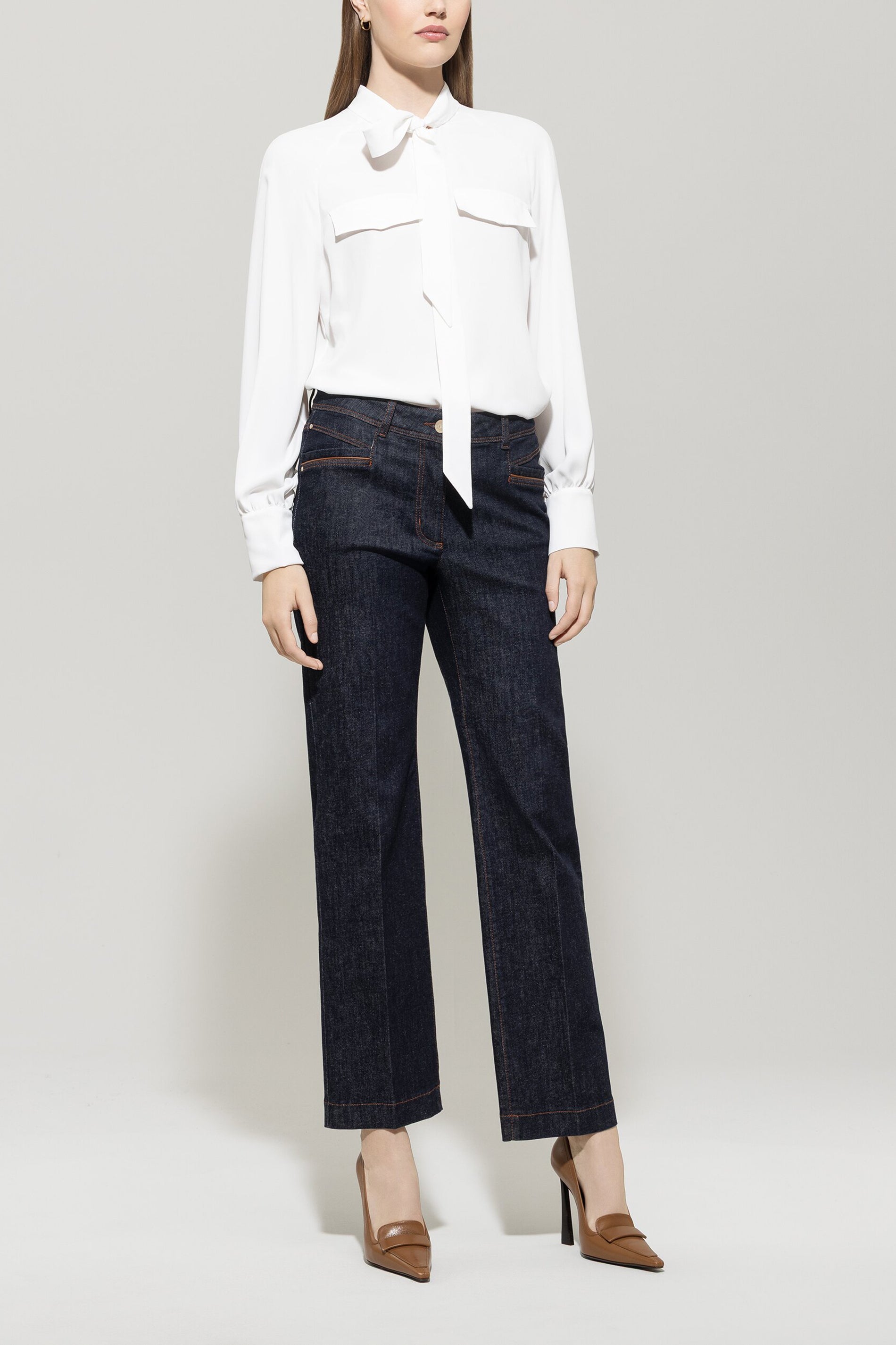 Straightleg-Denim - denim blue - Standard | Model Front