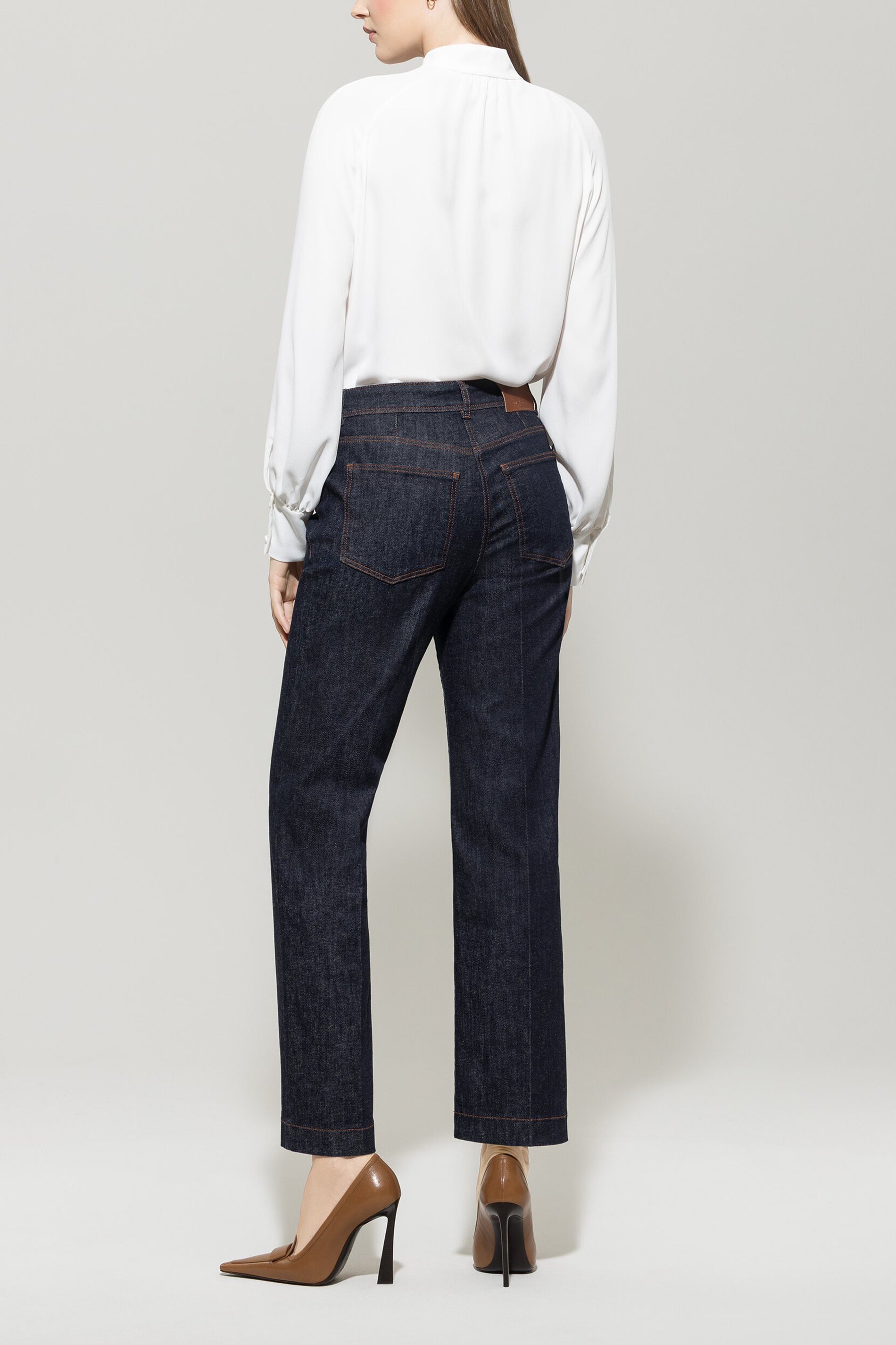 Straightleg-Denim - denim blue - Standard | Model Rück