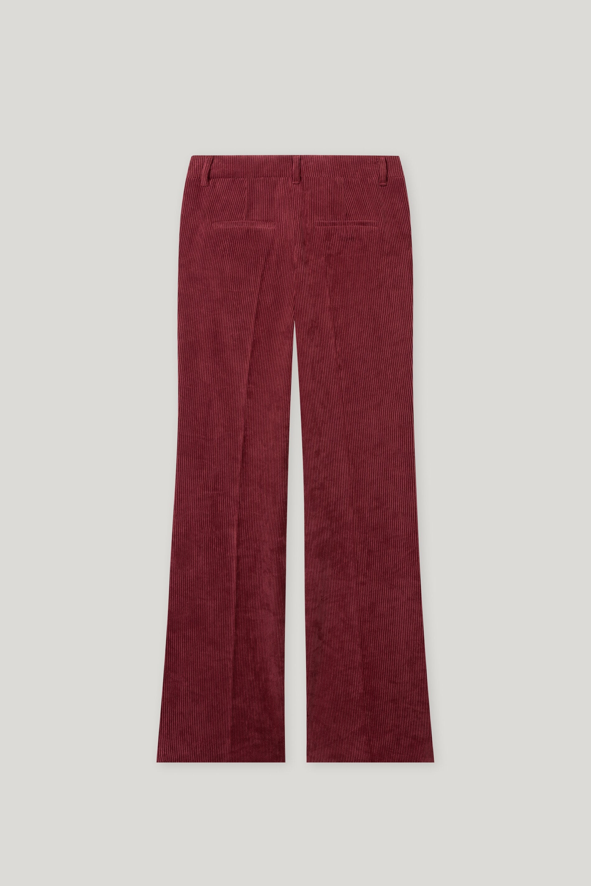 Flared-Cord-Pants - berry red - Standard | Artikel Rück