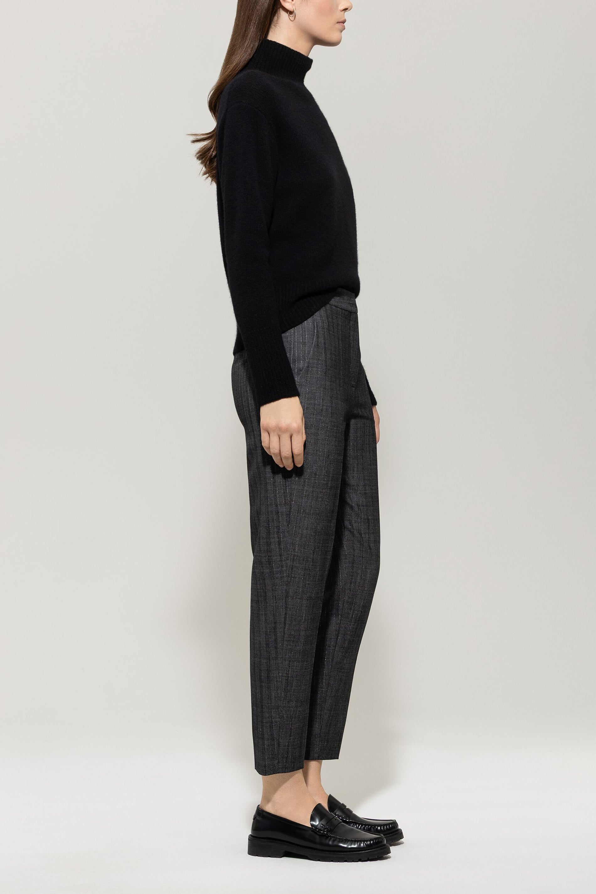 Pinstripe-Tapered-Pants - multi - Standard | Model Seite