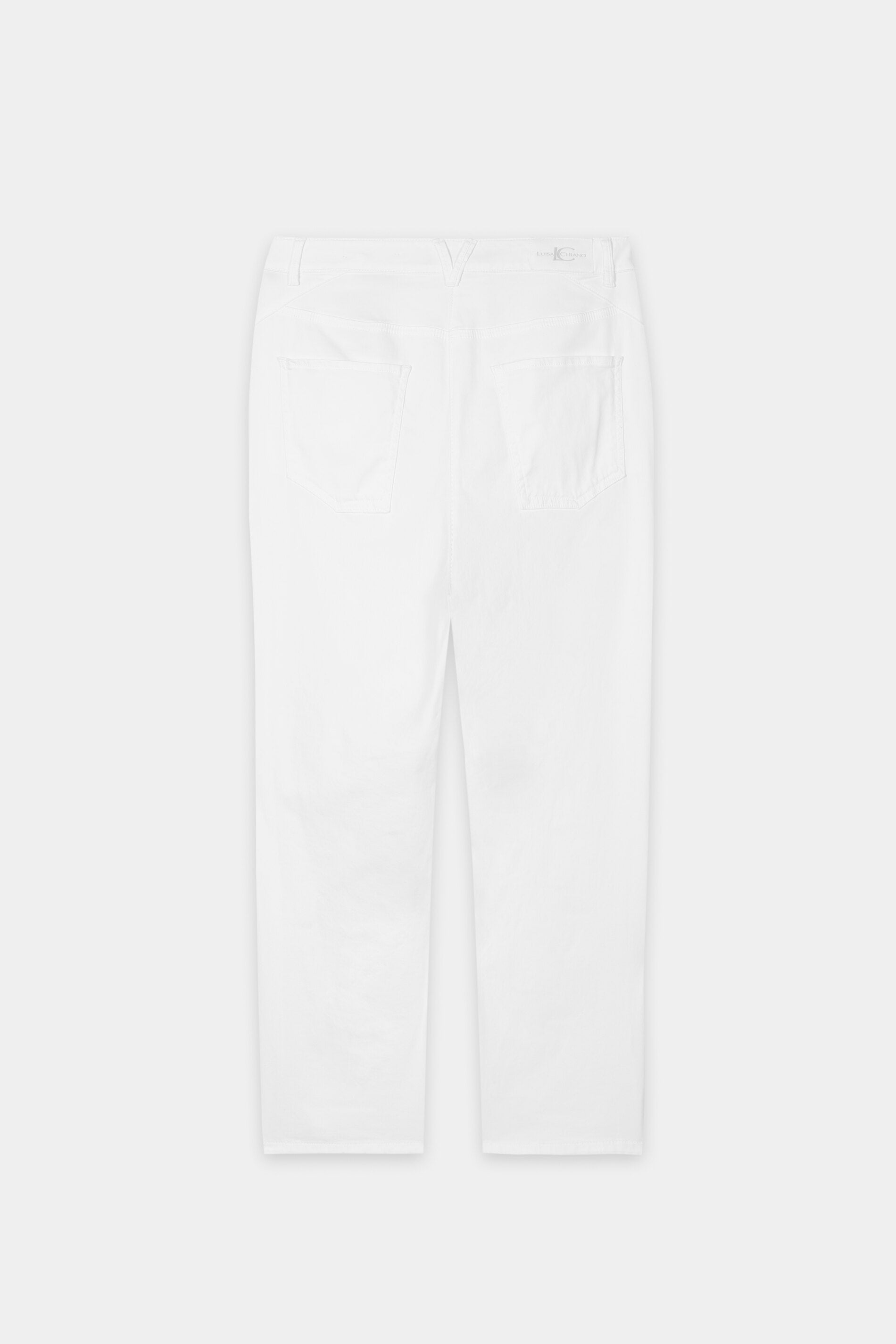 High-Stretch-Tapered-Denim - white - Standard | Artikel Rück