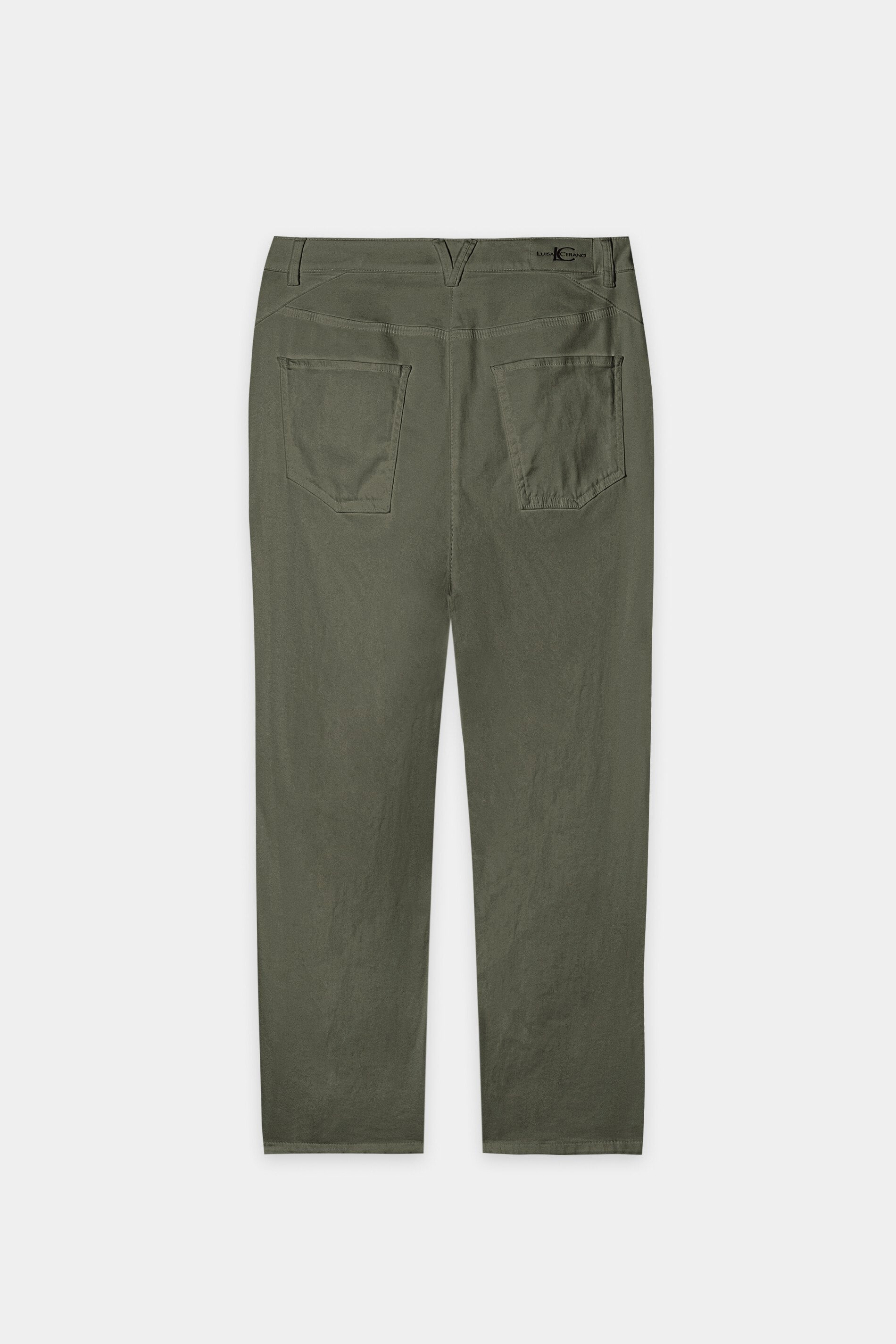 High-Stretch-Tapered-Denim - khaki - Standard | Artikel Rück