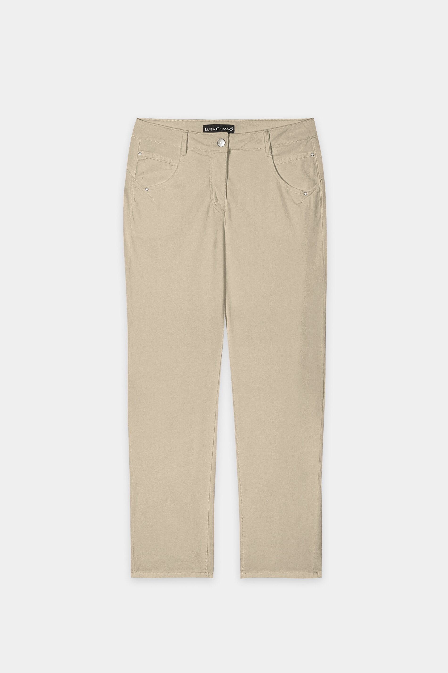 High-Stretch-Tapered-Denim - sand - Standard | Artikel Front