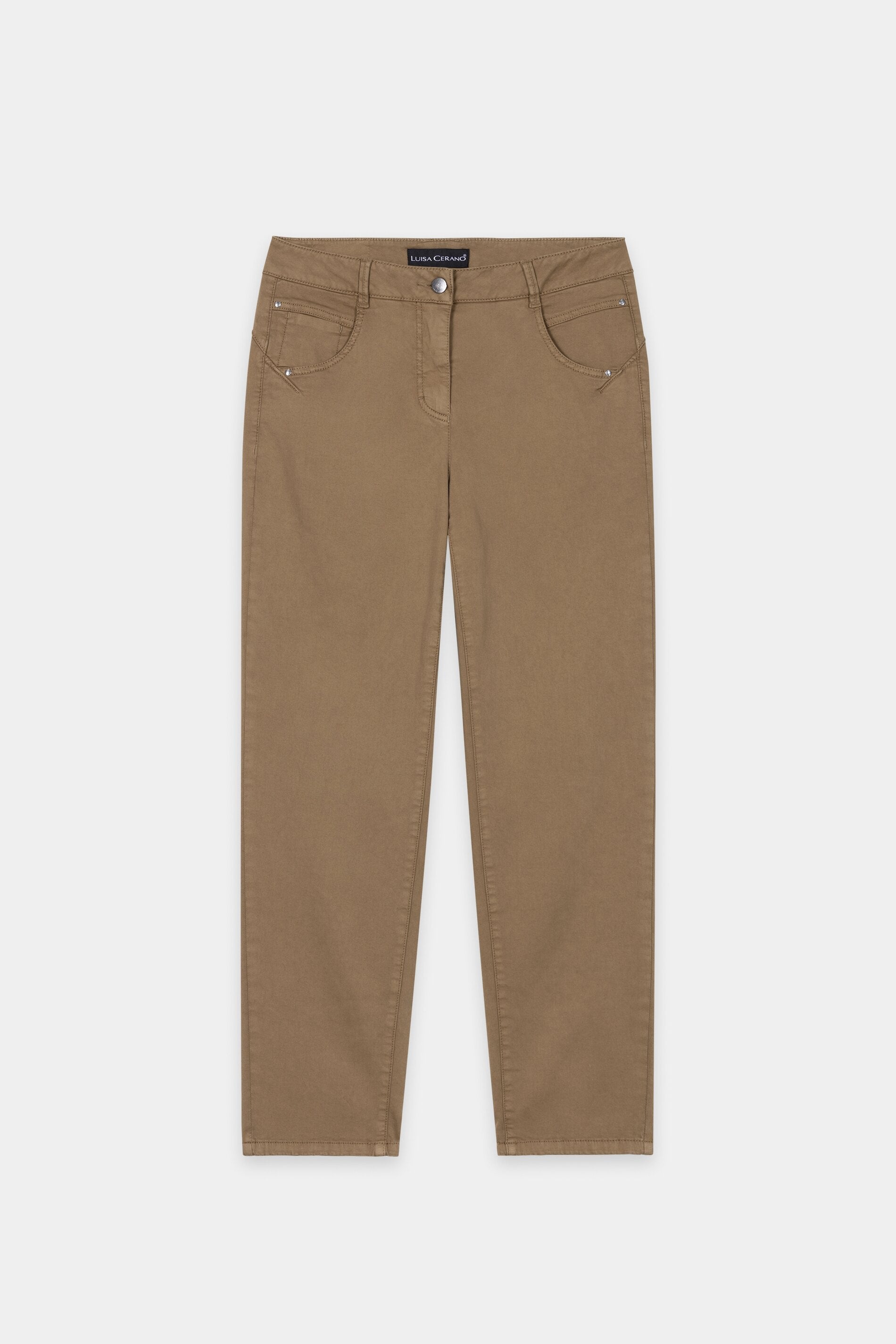 High-Stretch-Tapered-Denim - tobacco - Standard | Artikel Front