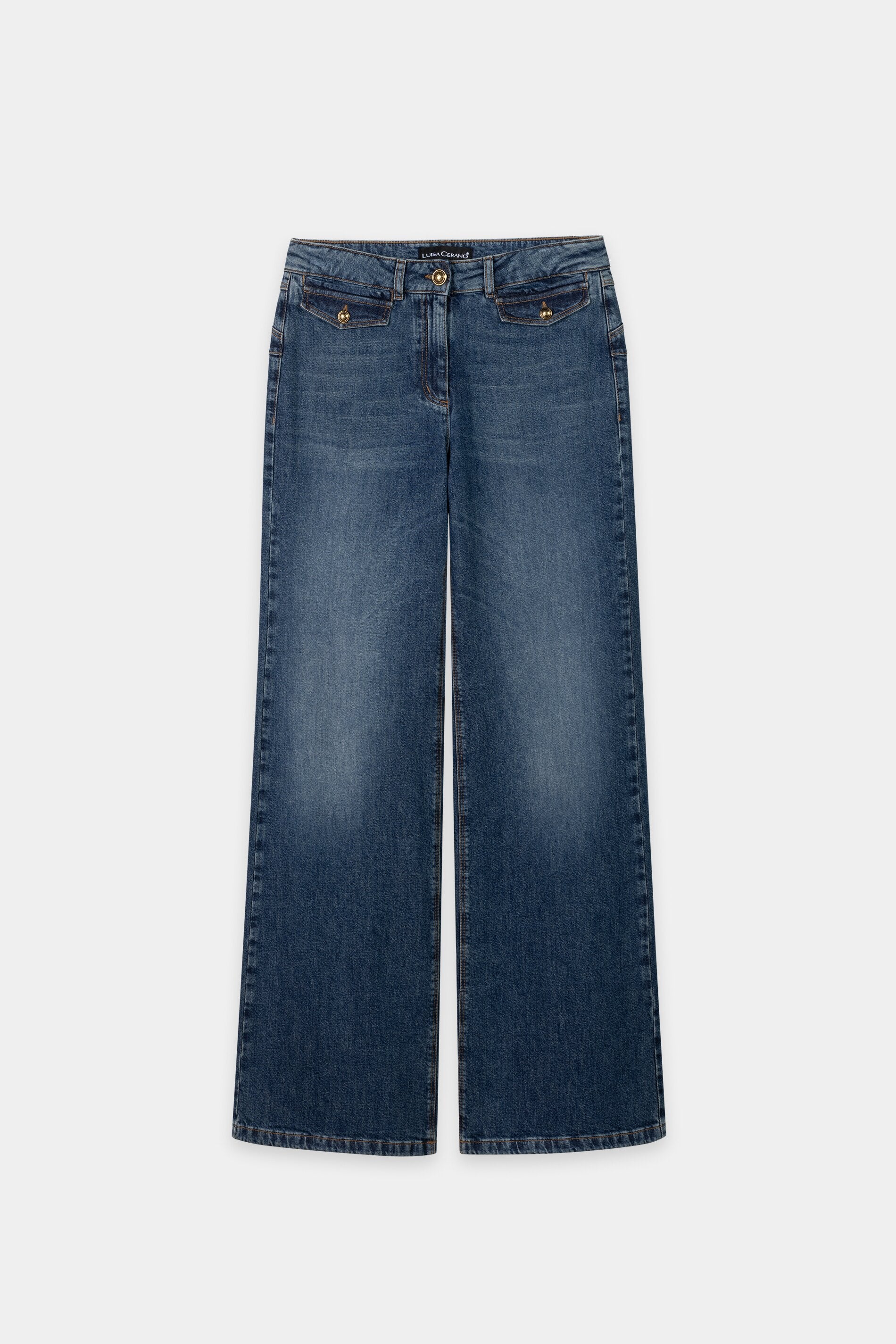 Authentic-Wideleg-Denim - denim blue - Standard | Artikel Front