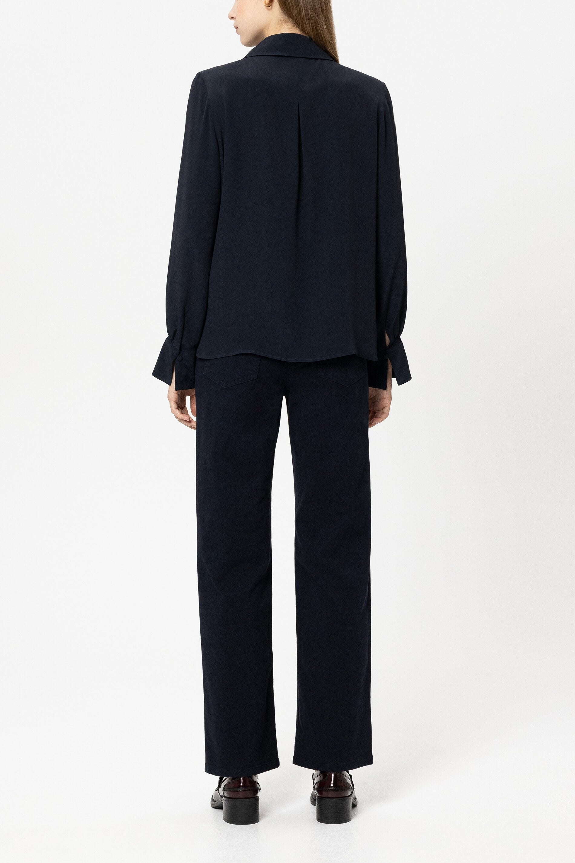 Authentic-Straightleg-Denim - navy blue - Standard | Model Rück