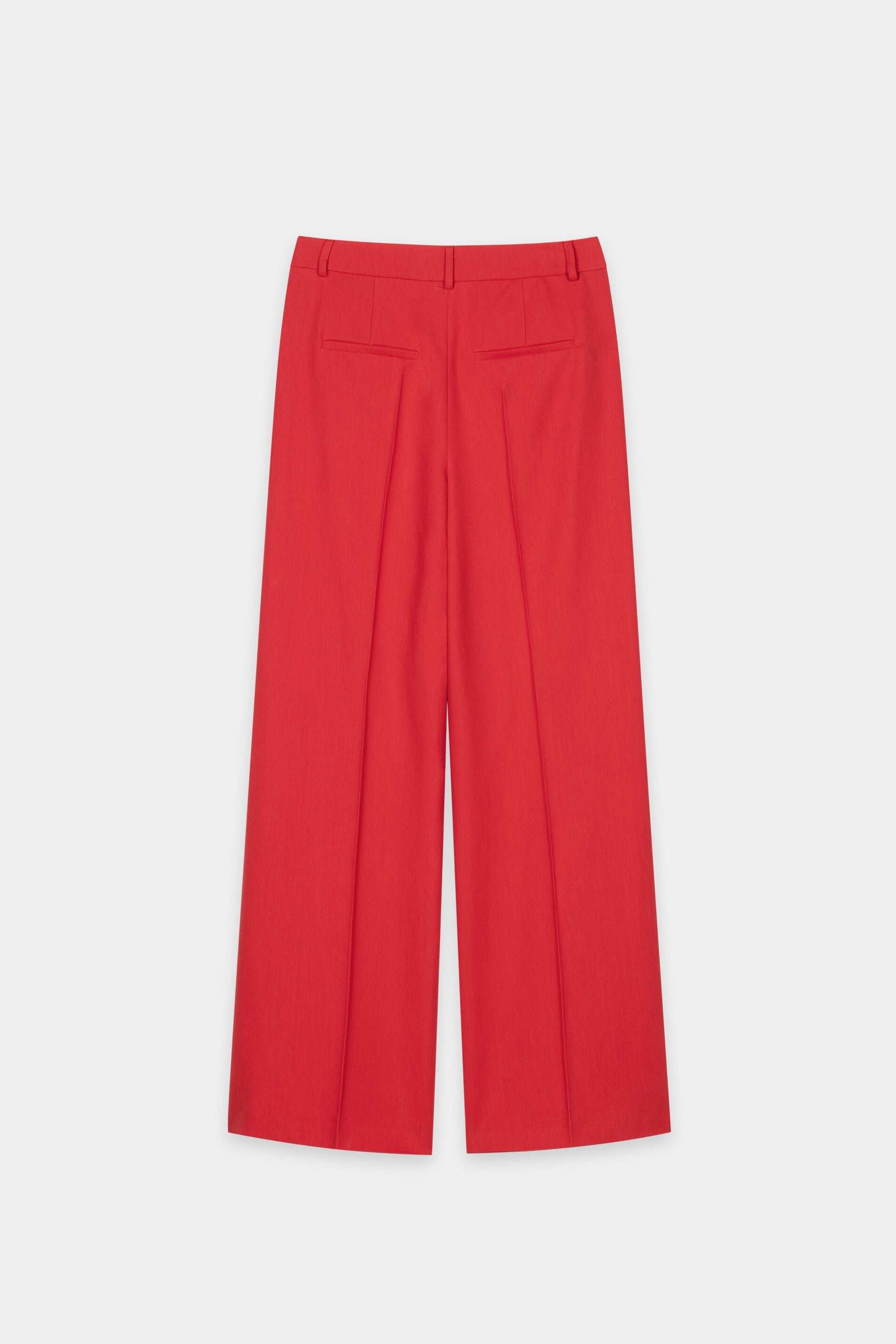 Gabardine-Wideleg-Pants - cherry red - Standard | Artikel Rück