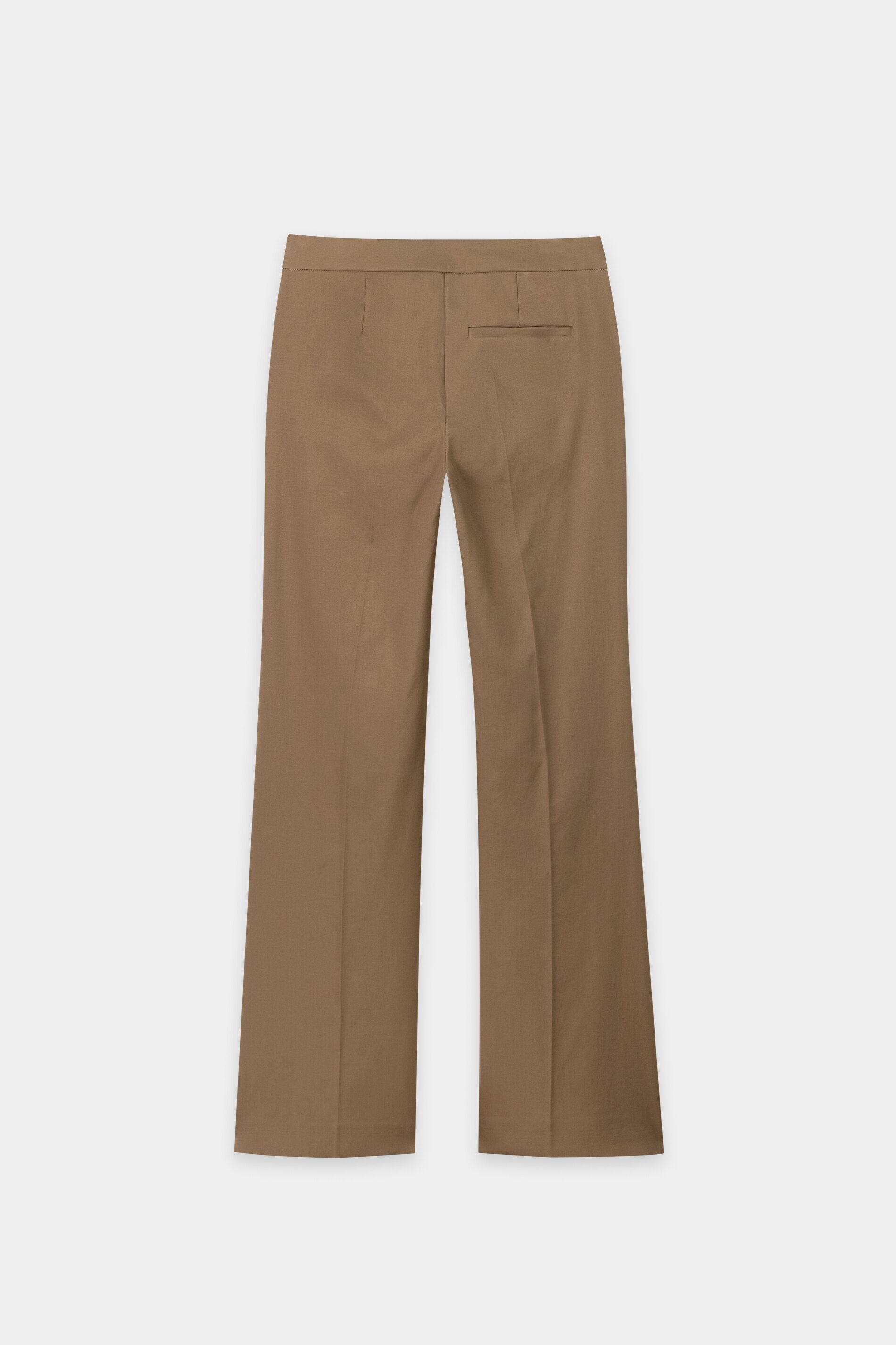 Gabardine-Flared-Pants - tobacco - Standard | Artikel Rück