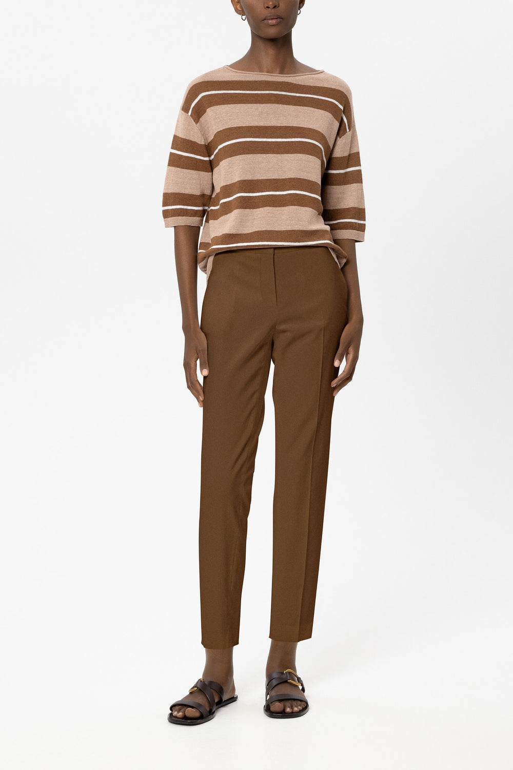 Slim-Tailored-Pants - dark terracotta - Standard