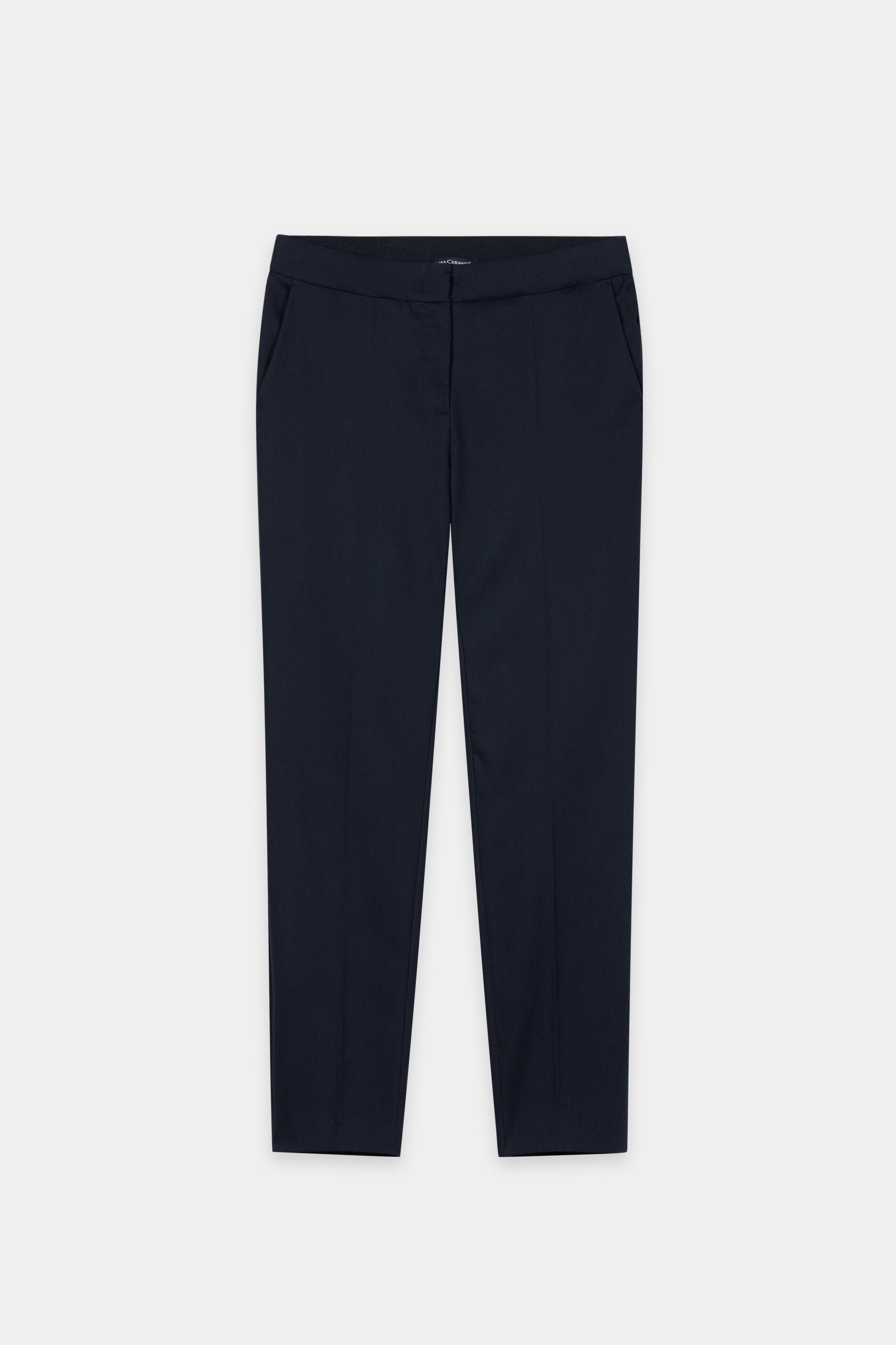 Gabardine-Slimtailored-Pants - navy blue - Standard | Artikel Front