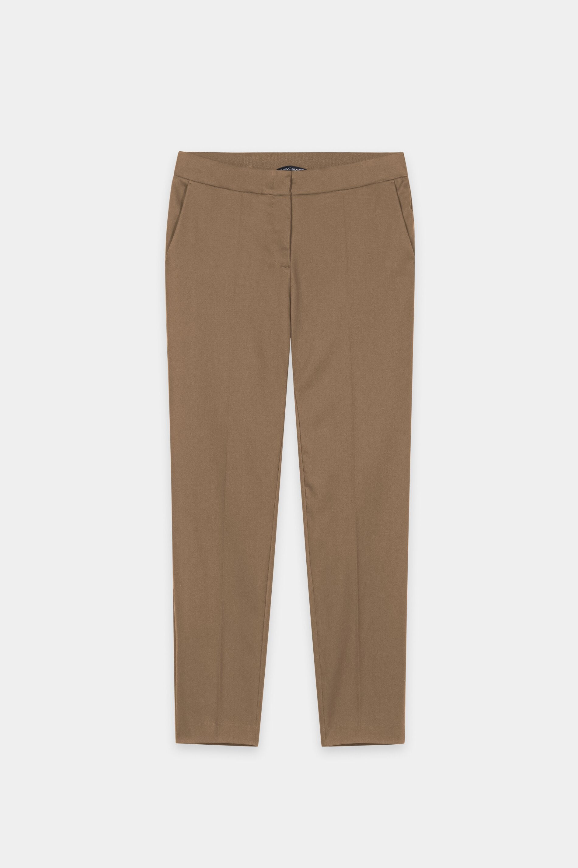 Gabardine-Slimtailored-Pants - tabacco - Standard | Artikel Front