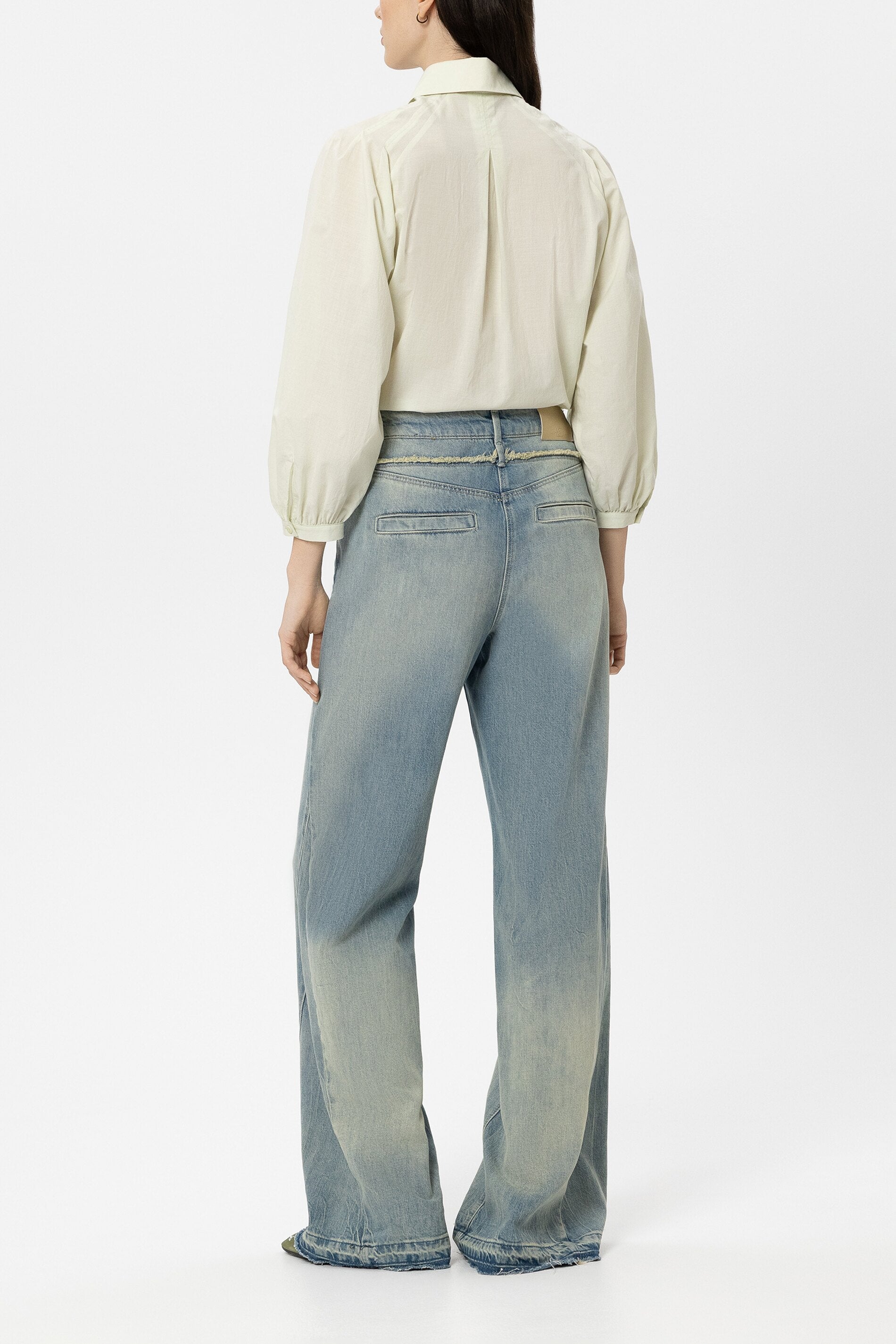 Authentic-Flared-Denim - denim blue - Standard | Model Rück