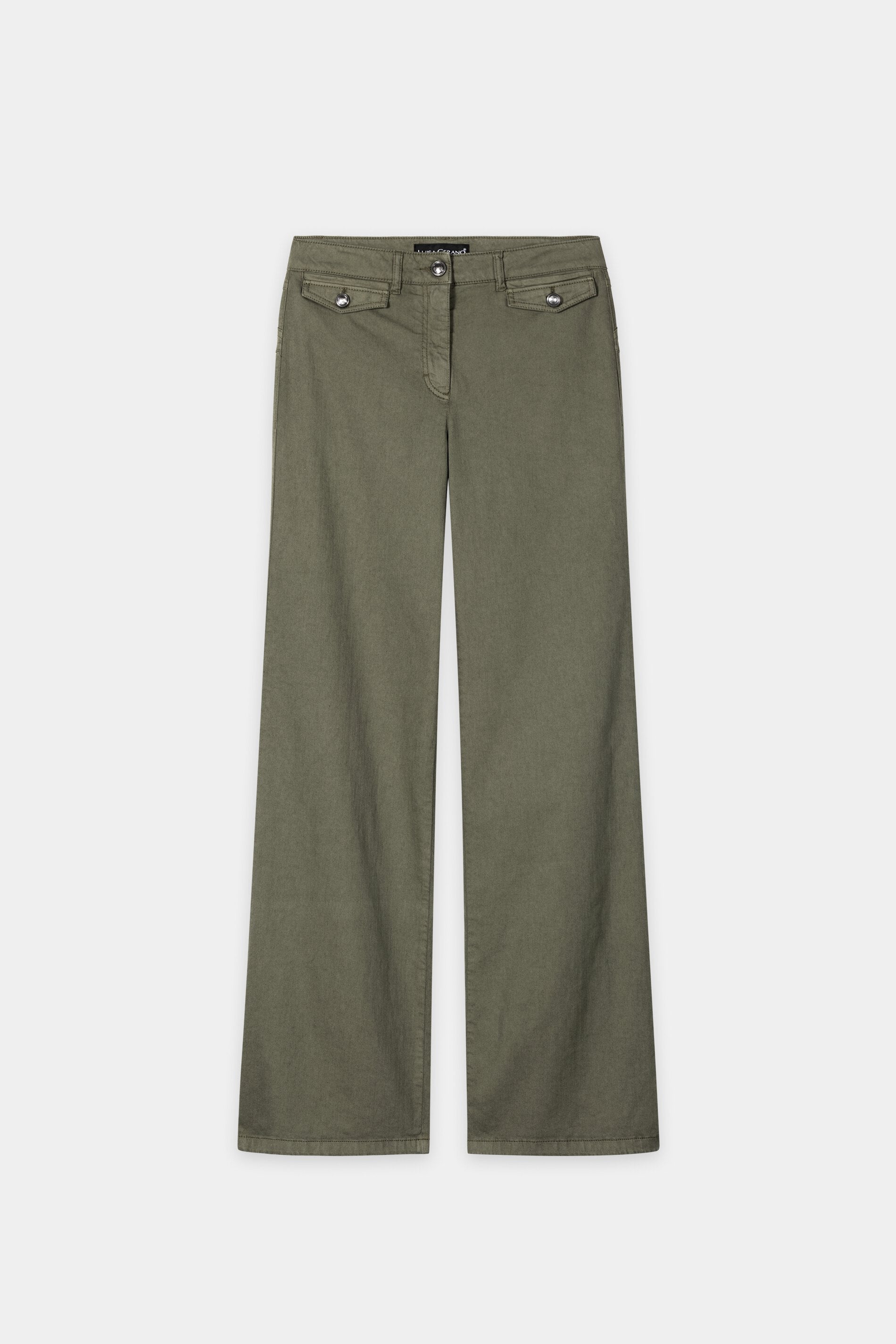 Wideleg-Denim - khaki - Standard | Artikel Front