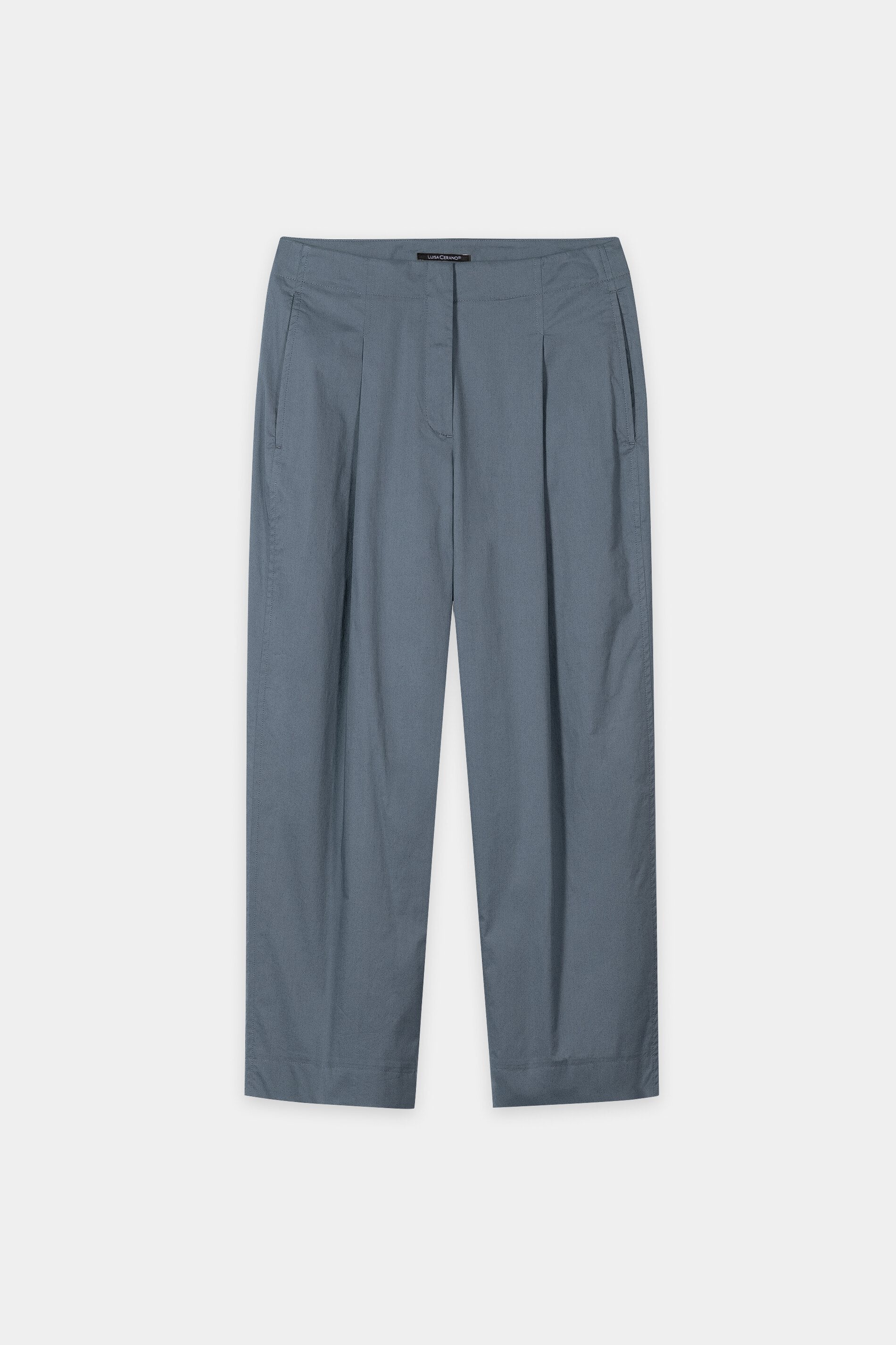 Gabardine-Tapered-Pants - tinted blue - Standard | Artikel Front