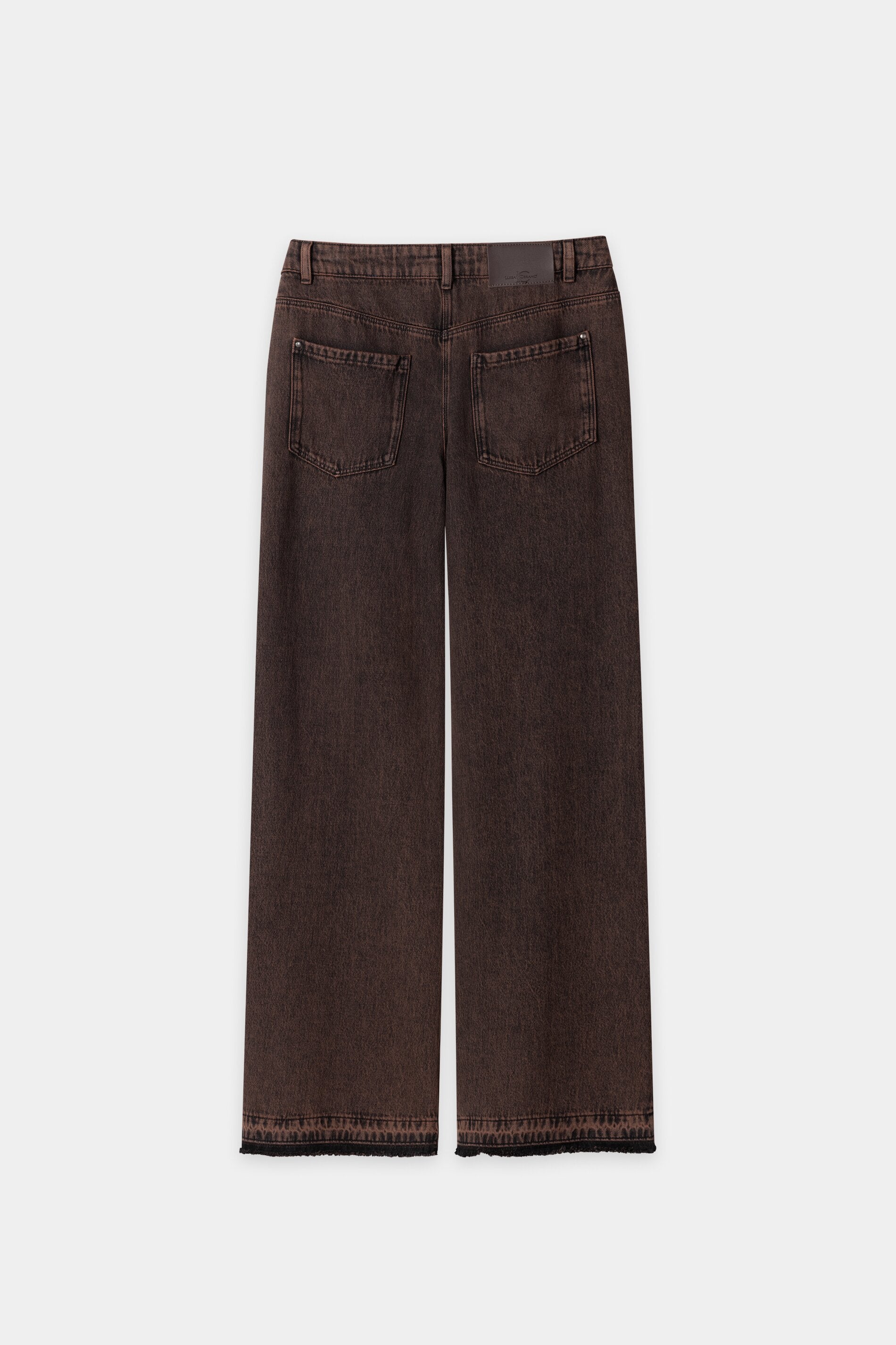 Authentic-Wideleg-Denim - denim brown - Standard | Artikel Rück