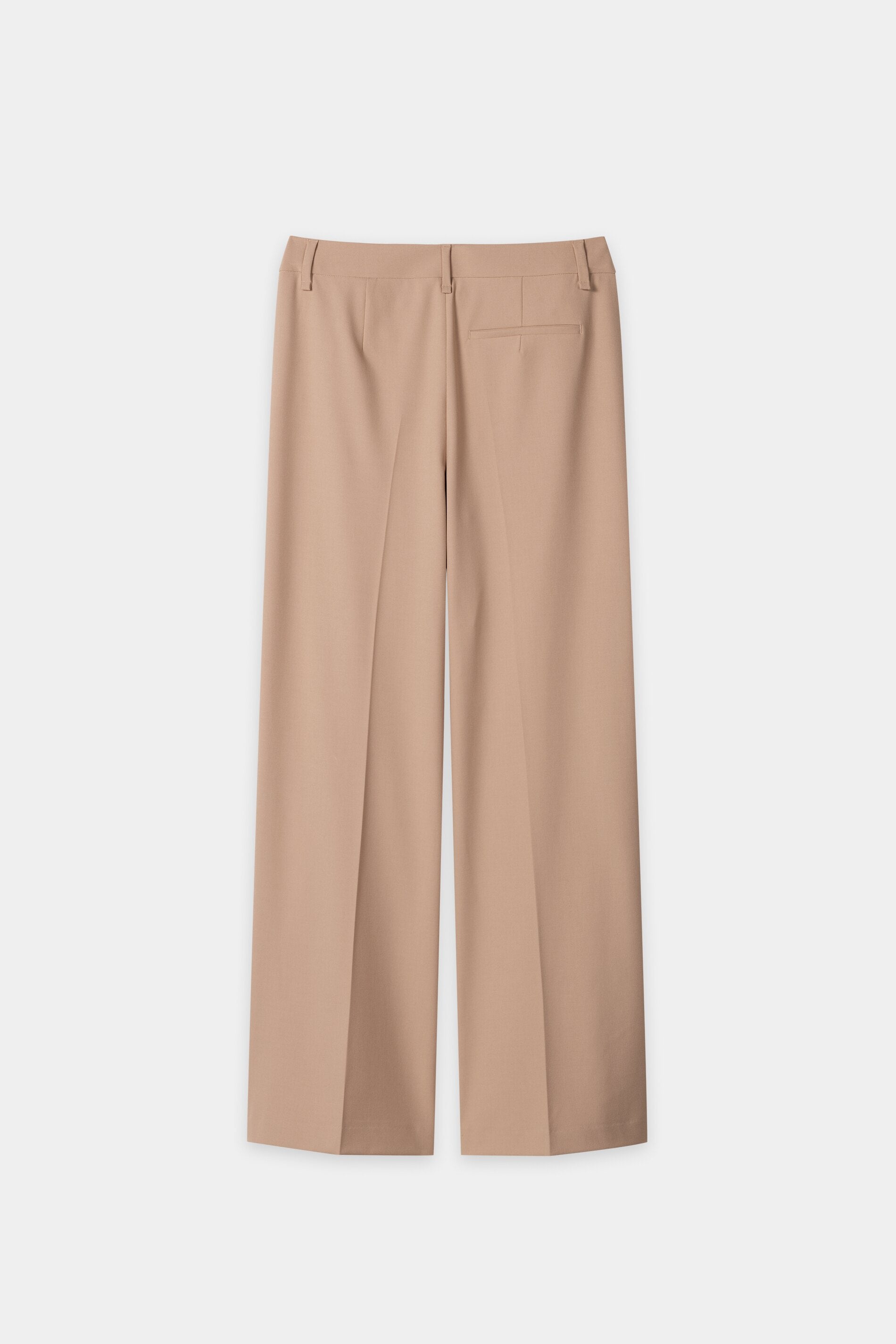 Wideleg-Pants mit Bundfalten - nude - Standard | Artikel Rück