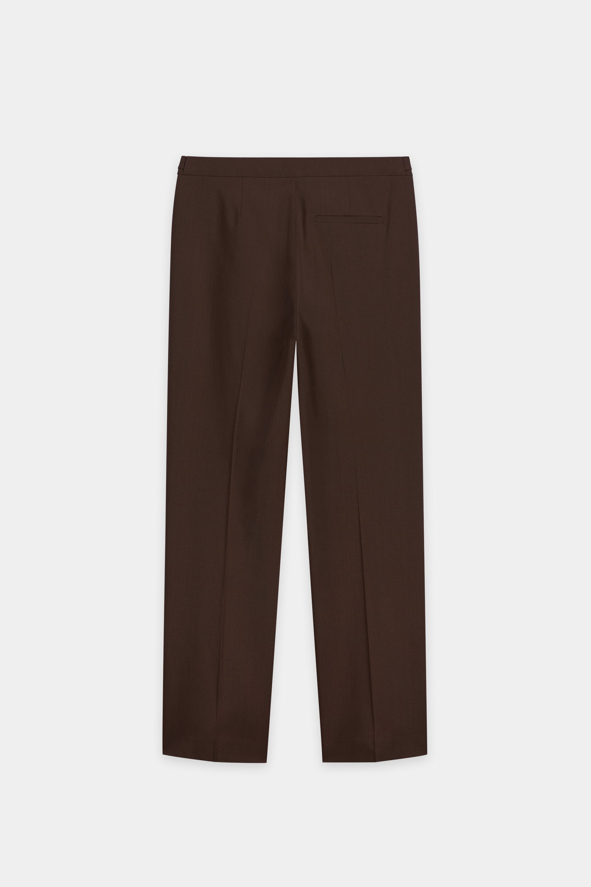 Stretch-Pants mit Bunddetails - marone - Standard | Artikel Rück