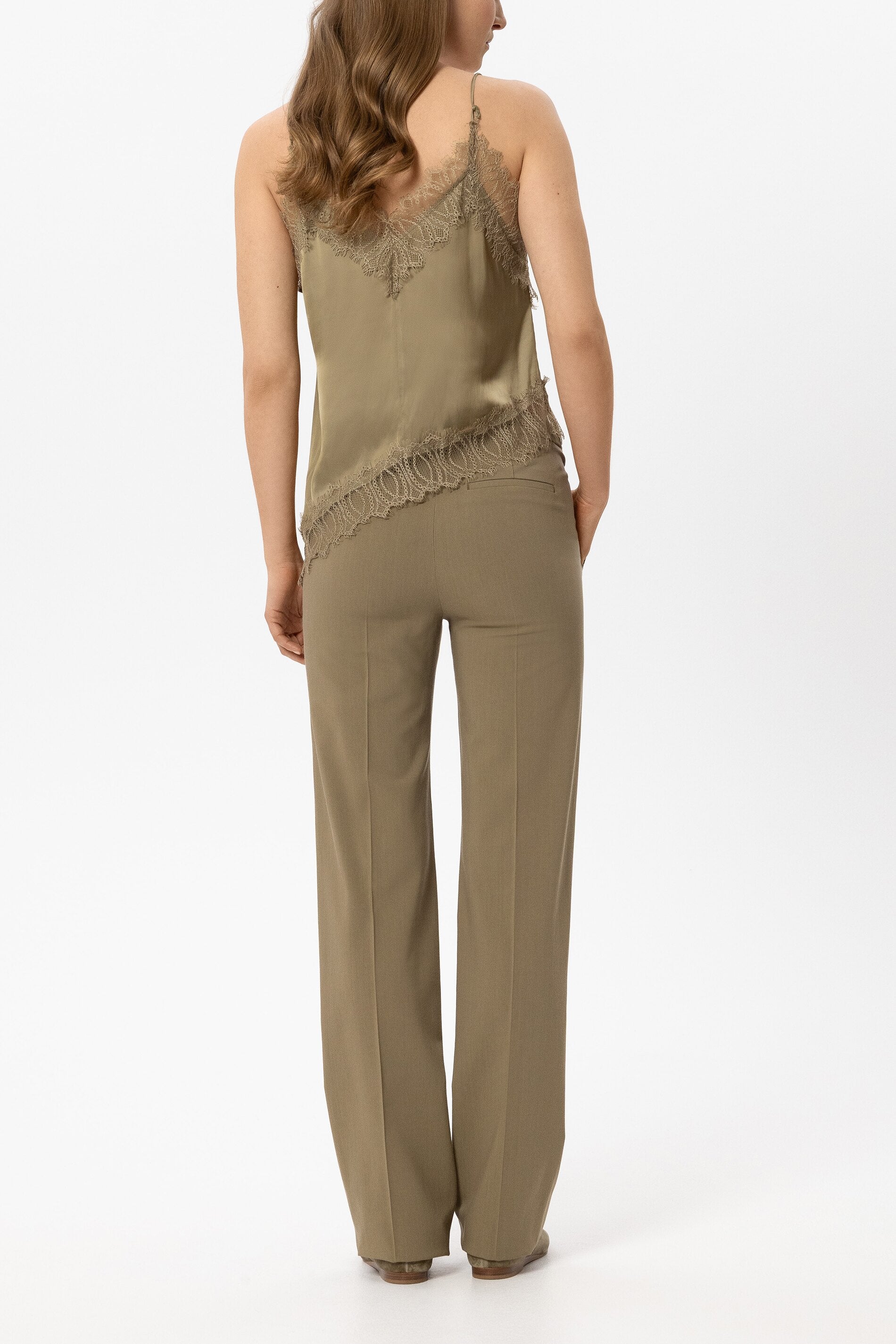 Canvas-Pants - salbei - Standard | Model Rück