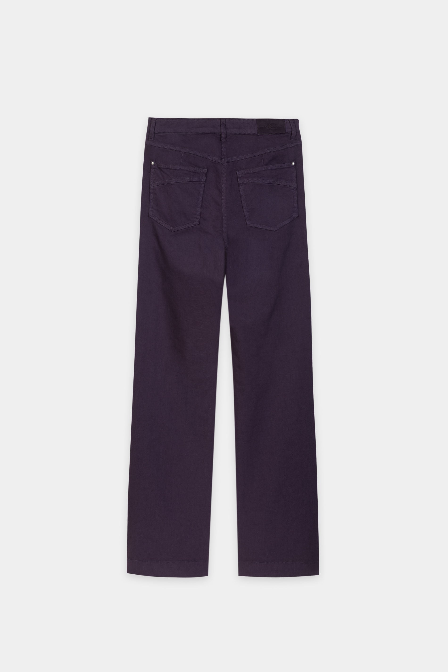 Flared-Colour-Denim - plum - Standard | Artikel Rück