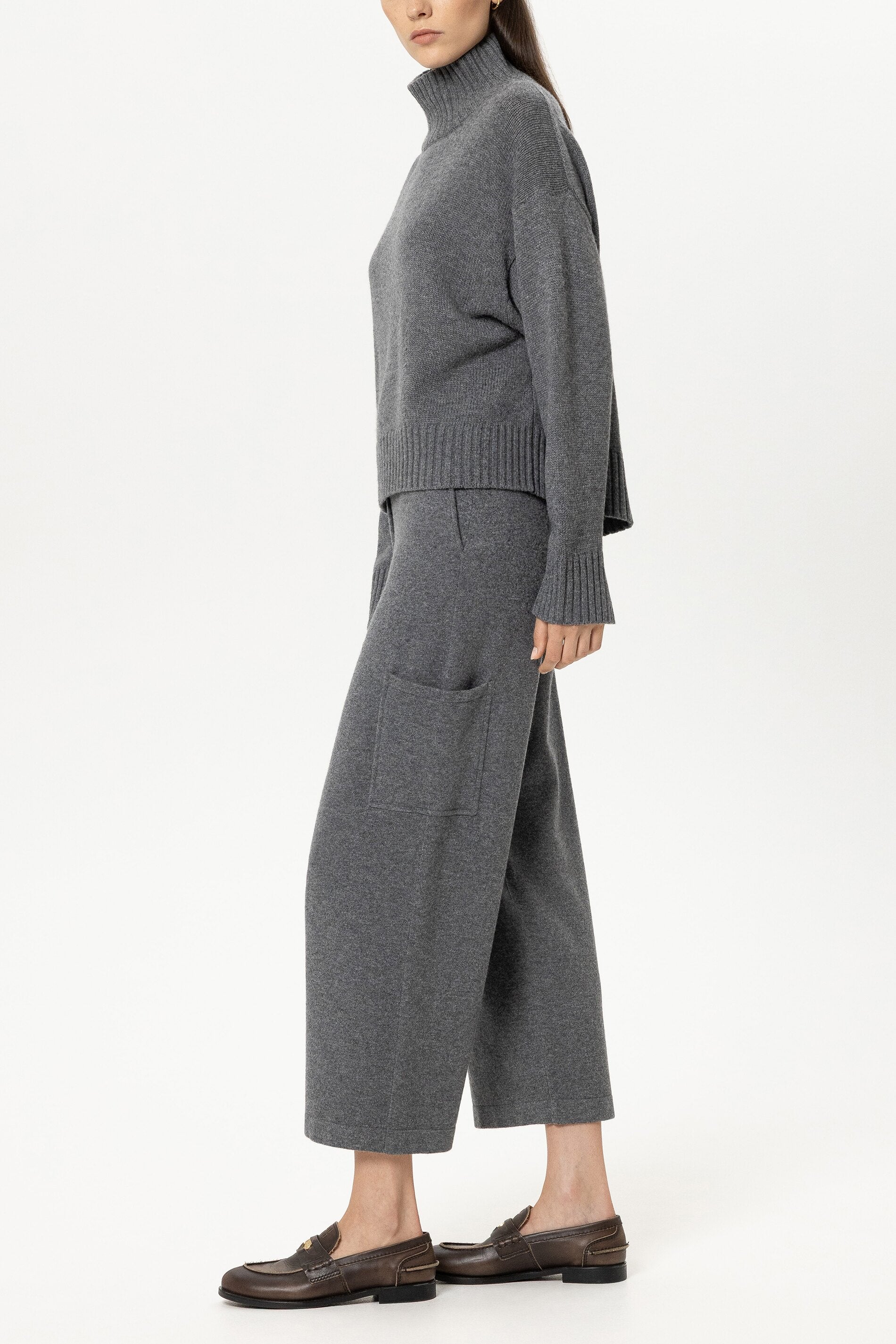 Cargo-Pants aus Woll-Mix - multi - Standard | Model Seite