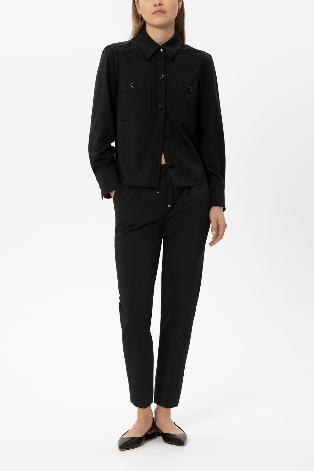 Joggpants aus Punto-Milano - black - Standard