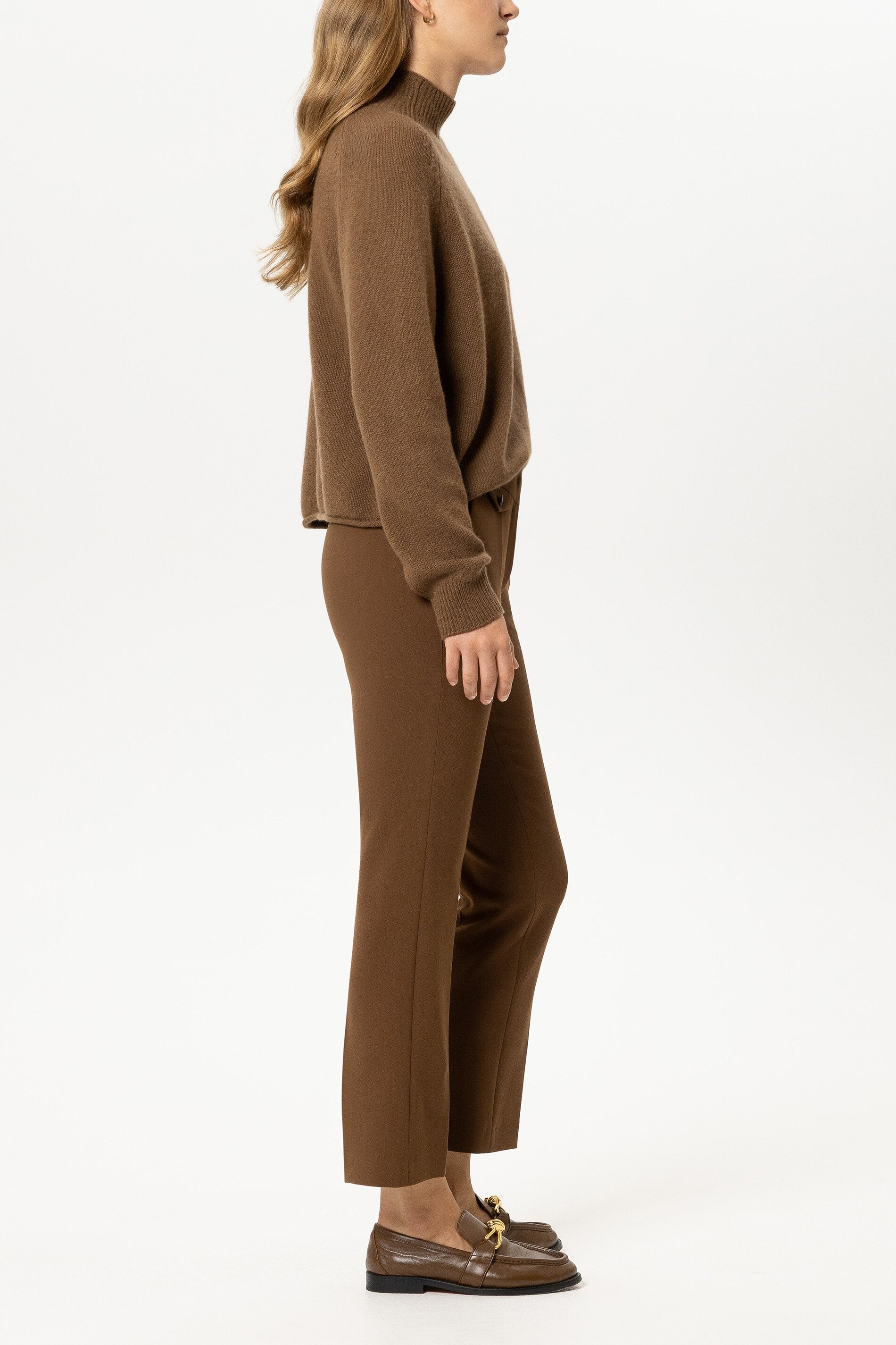 Babyflare-Pants - caramel - Standard | Model Seite