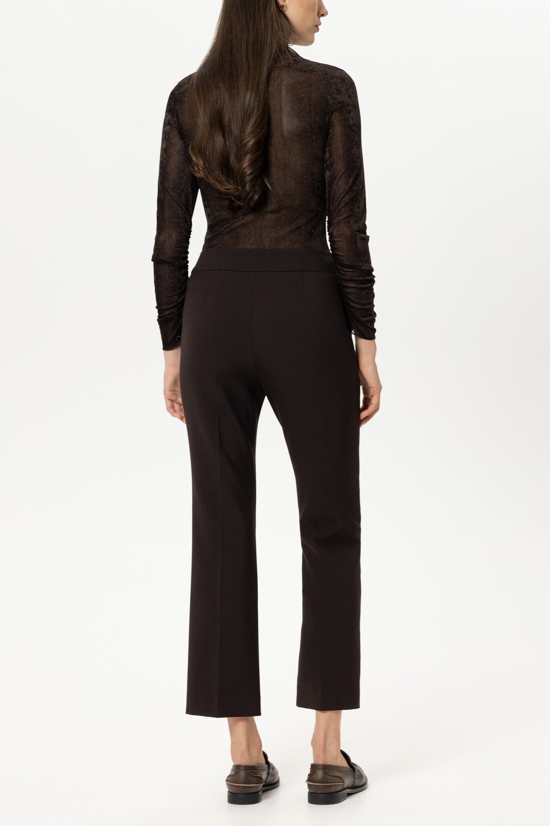 Babyflare-Pants - truffle - Standard | Model Rück