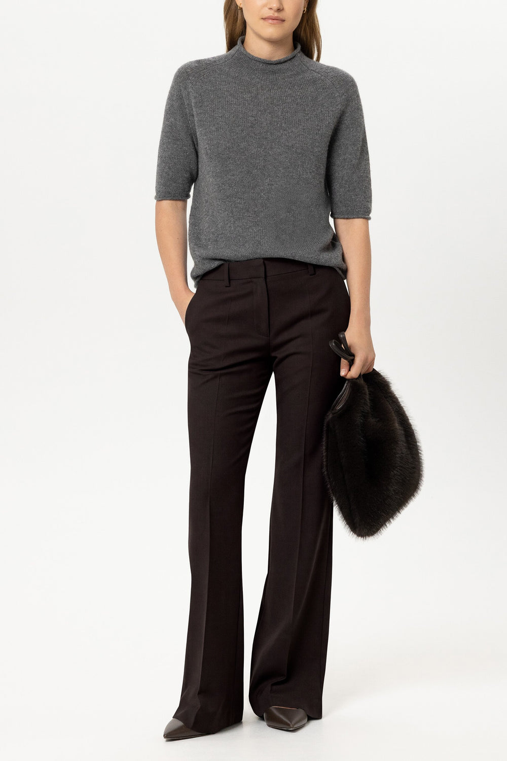 Bootleg-Pants - truffle - Standard