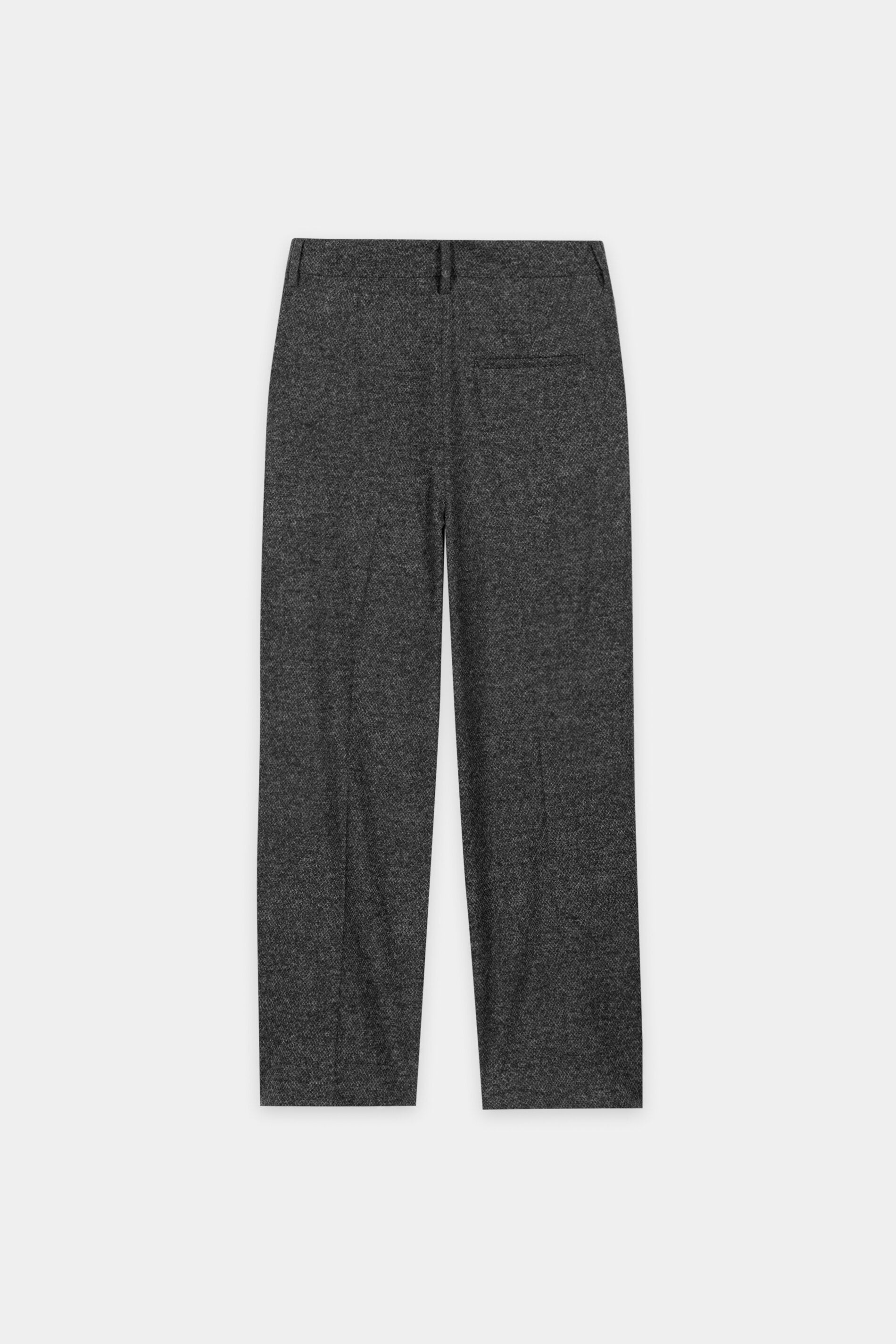 Tapered-Pants aus Punto-Milano - anthracite - Standard | Artikel Rück