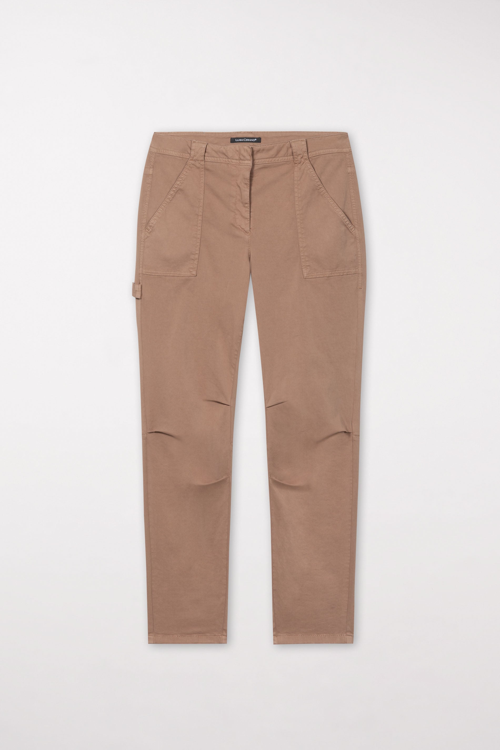 High-Stretch-Chino-Denim - coffee - Standard | Artikel Front