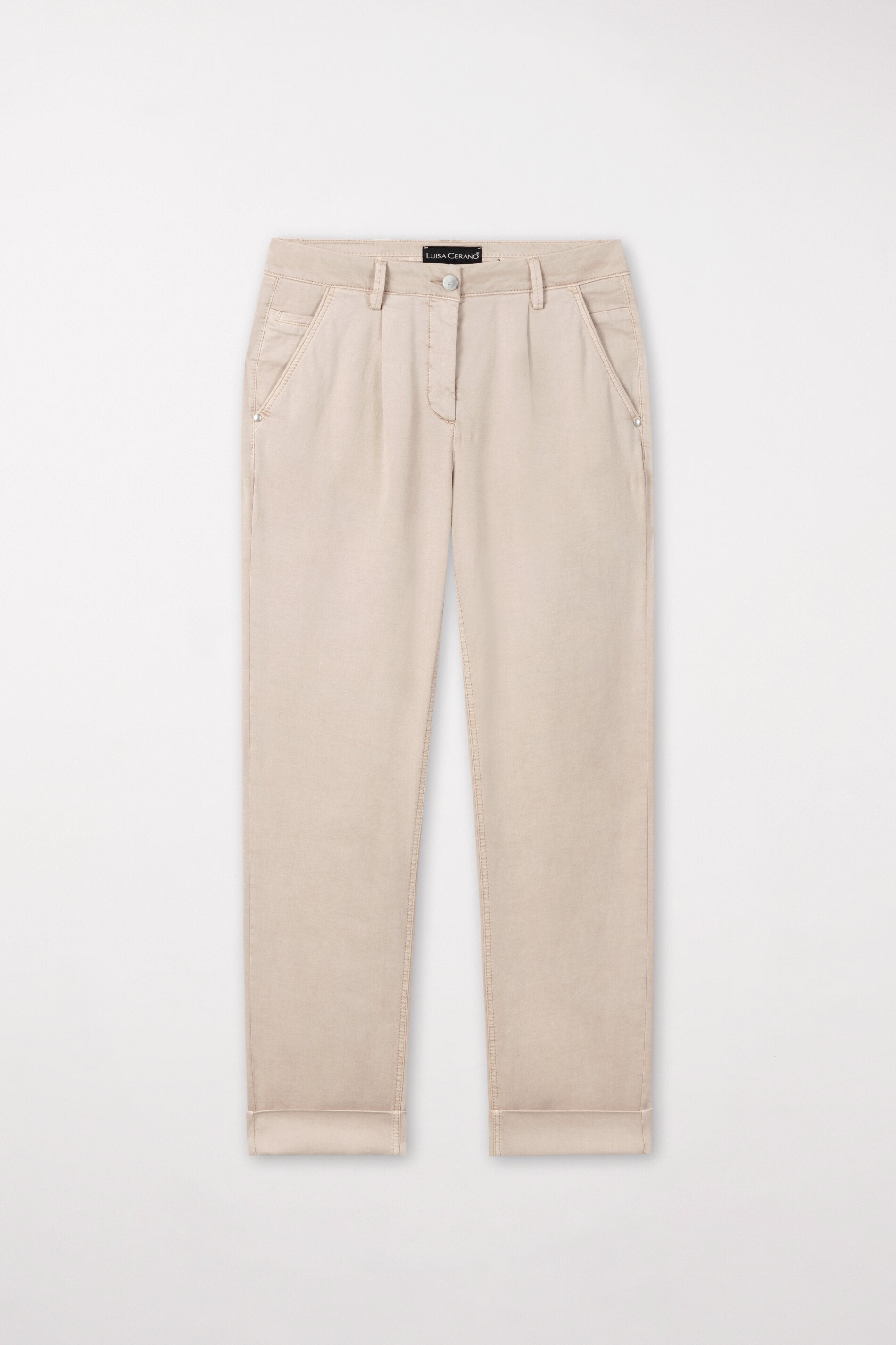 High-Stretch-Chino-Denim - cashew - Standard | Artikel Front