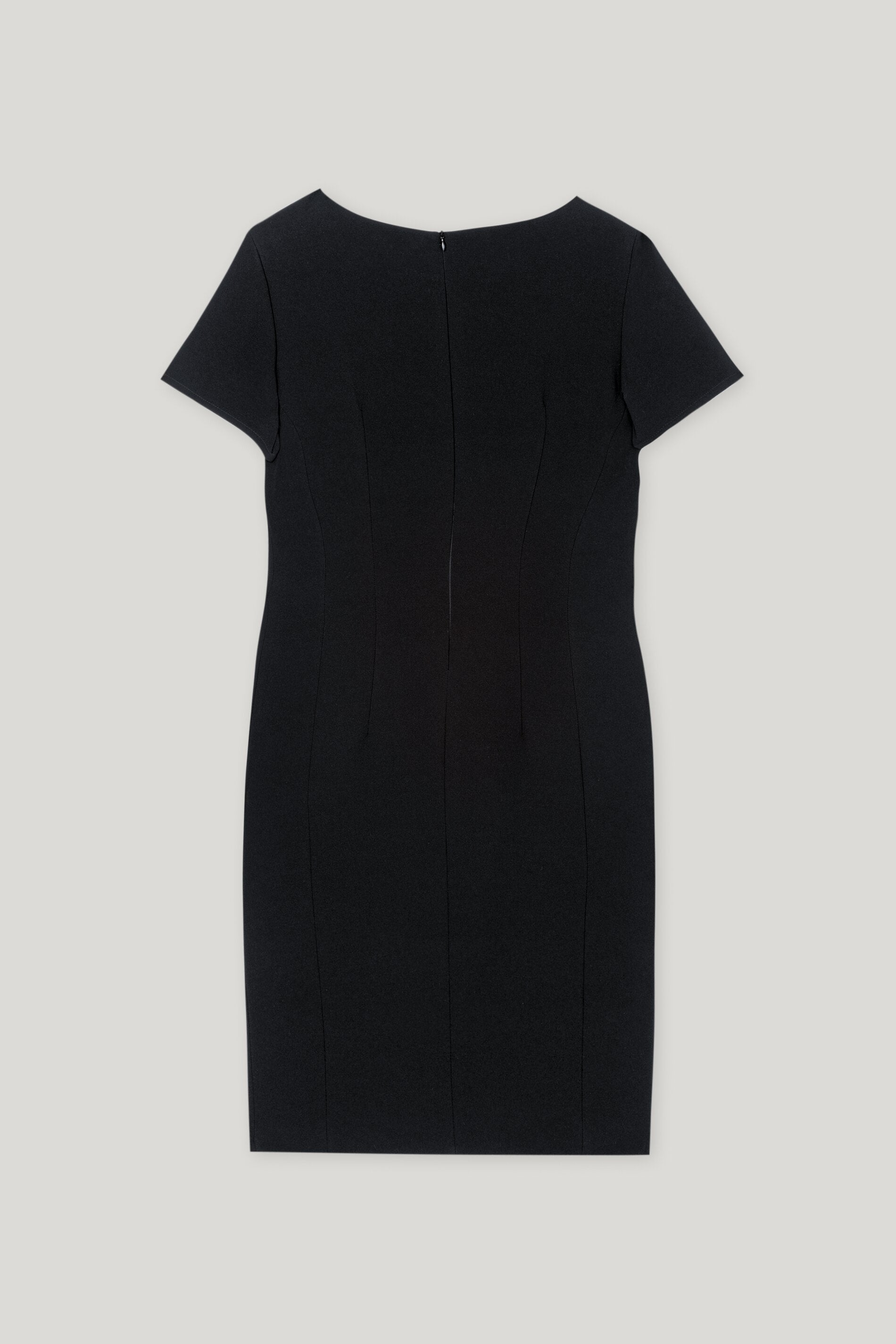 Shiftdress aus Techno Sablé - black - Standard | Artikel Rück