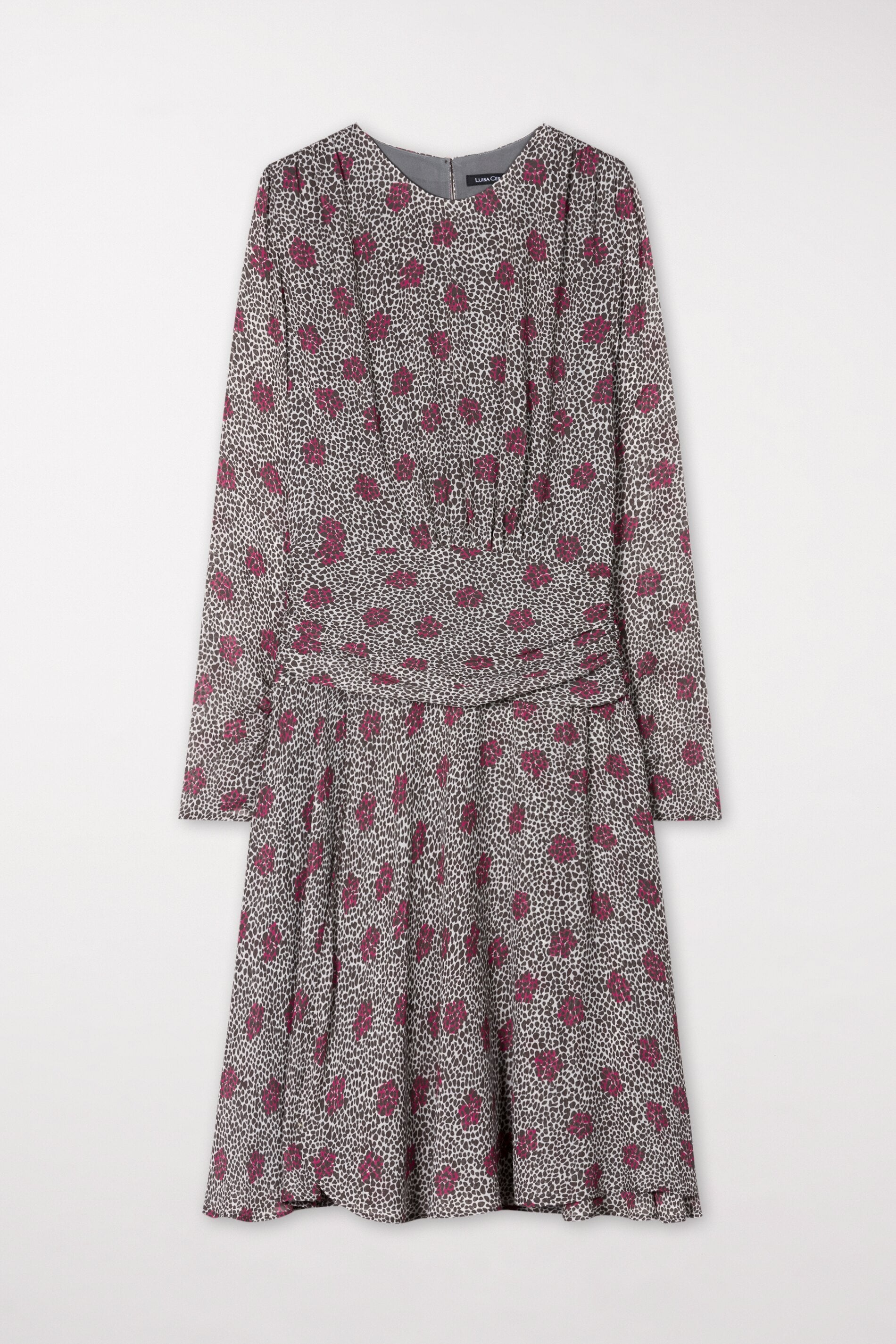 Kleid mit Millefleurs-Print - multi - Standard | Artikel Front