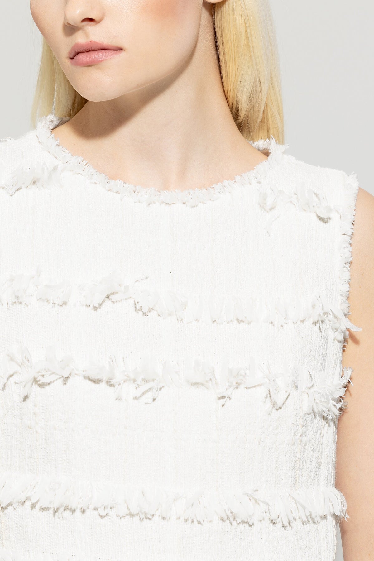 Tweed-Shiftdress - off white - Standard | Model Detail