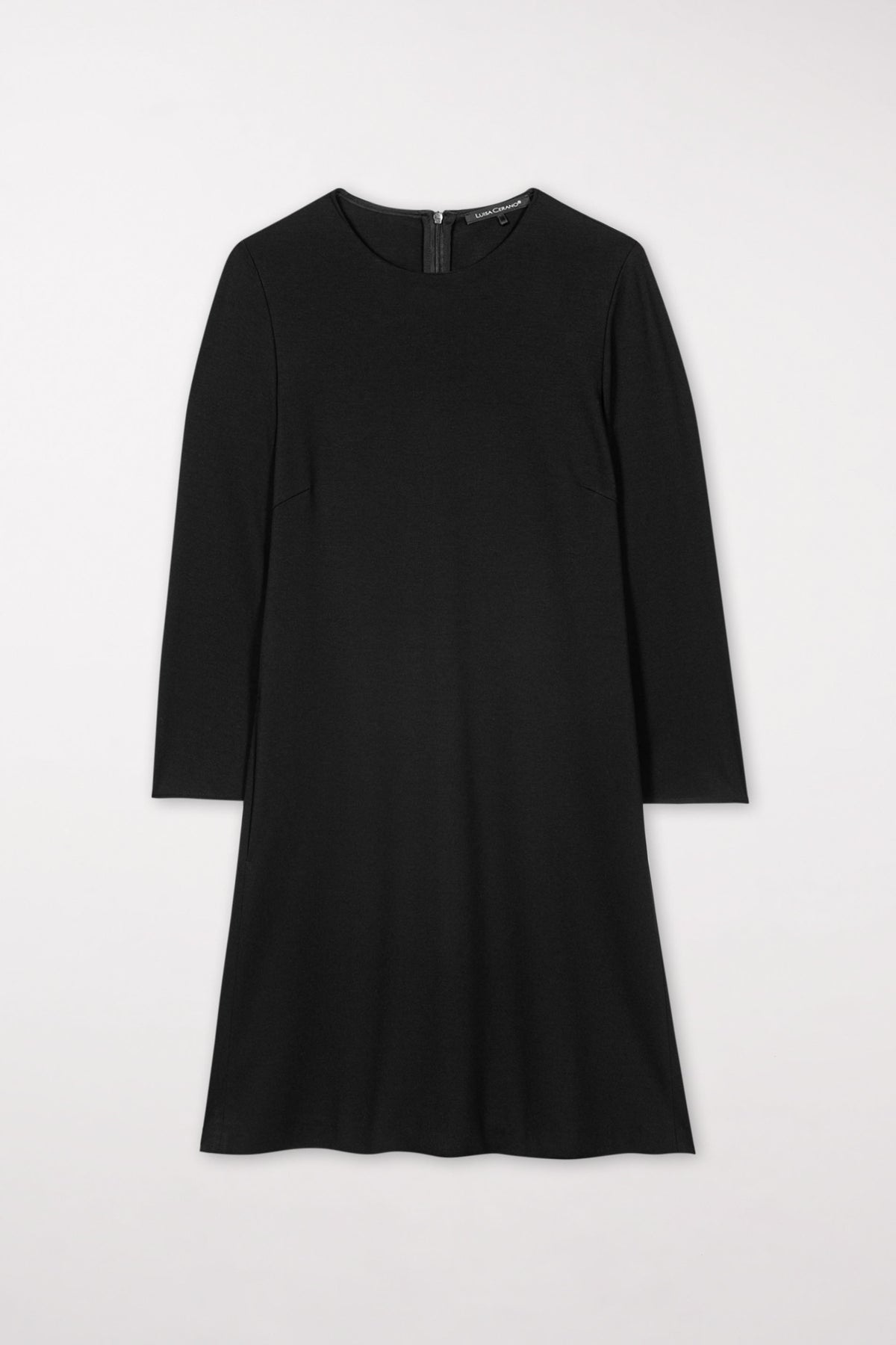 Minikleid aus Punto-Milano - deep black - Standard | Artikel Front