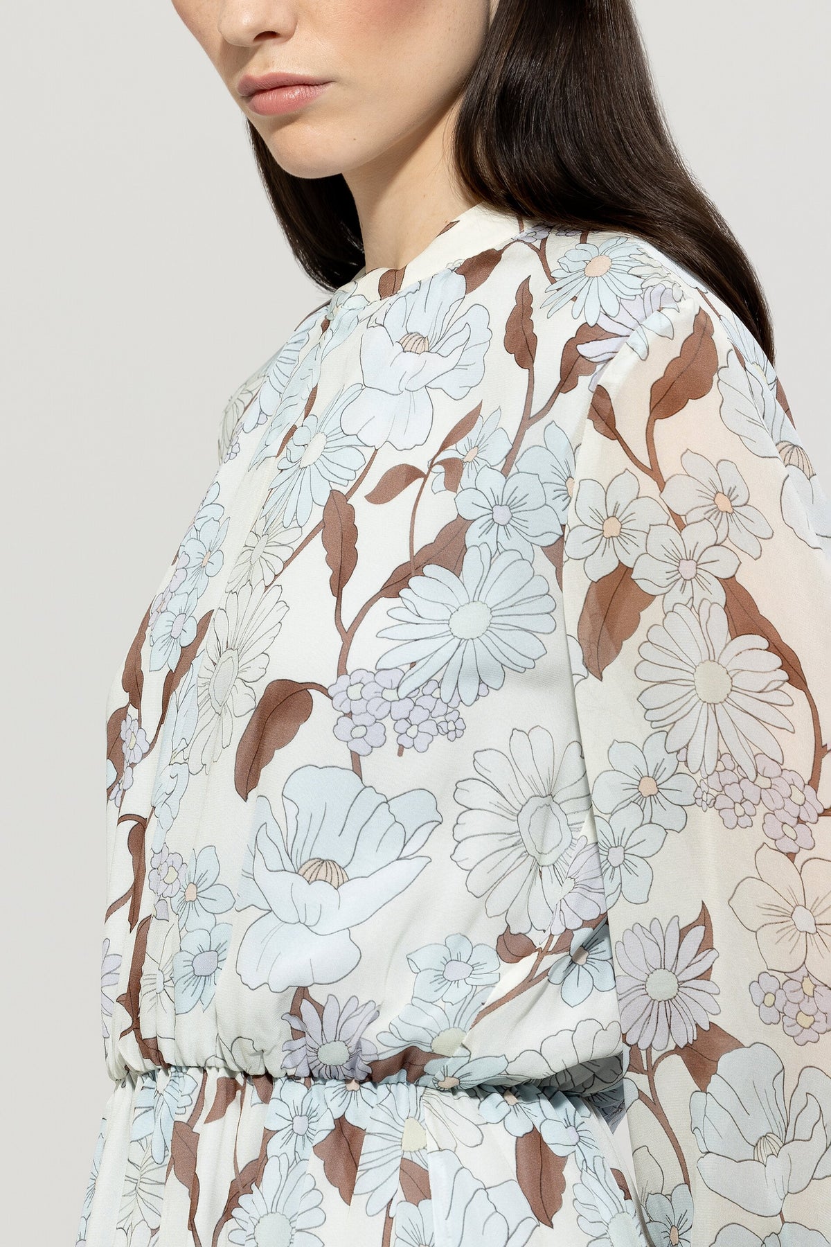 Midikleid mit Flower-Print - multi - Standard | Model Detail