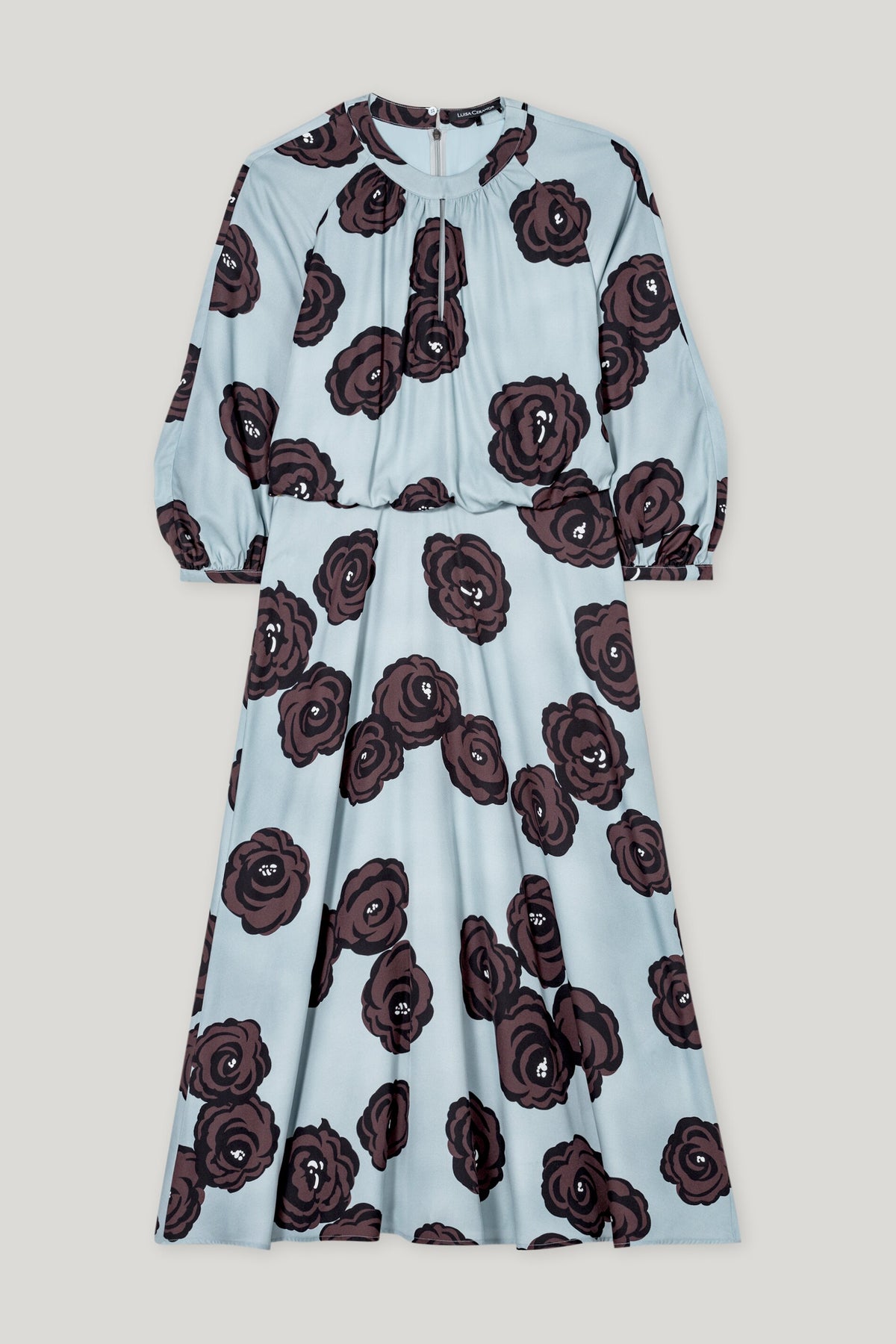 Maxikleid mit Flower-Print - multi - Standard | Artikel Front