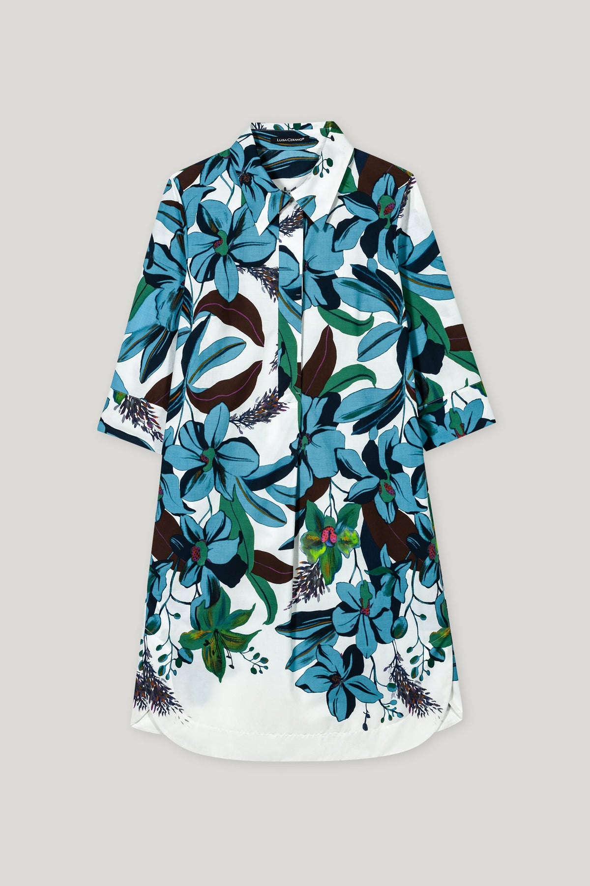Hemdkleid mit Hawaii-Print - multi - Standard | Artikel Front