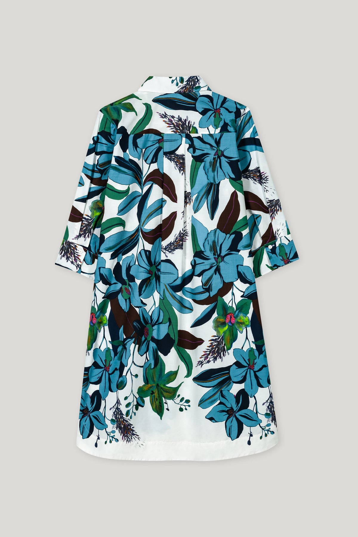 Hemdkleid mit Hawaii-Print - multi - Standard | Artikel Rück