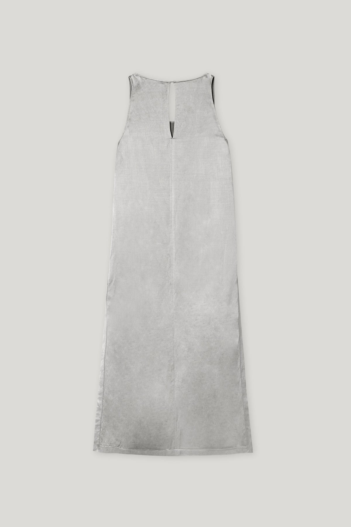 Satin-Tanktop-Kleid - satin grey - Standard | Artikel Rück