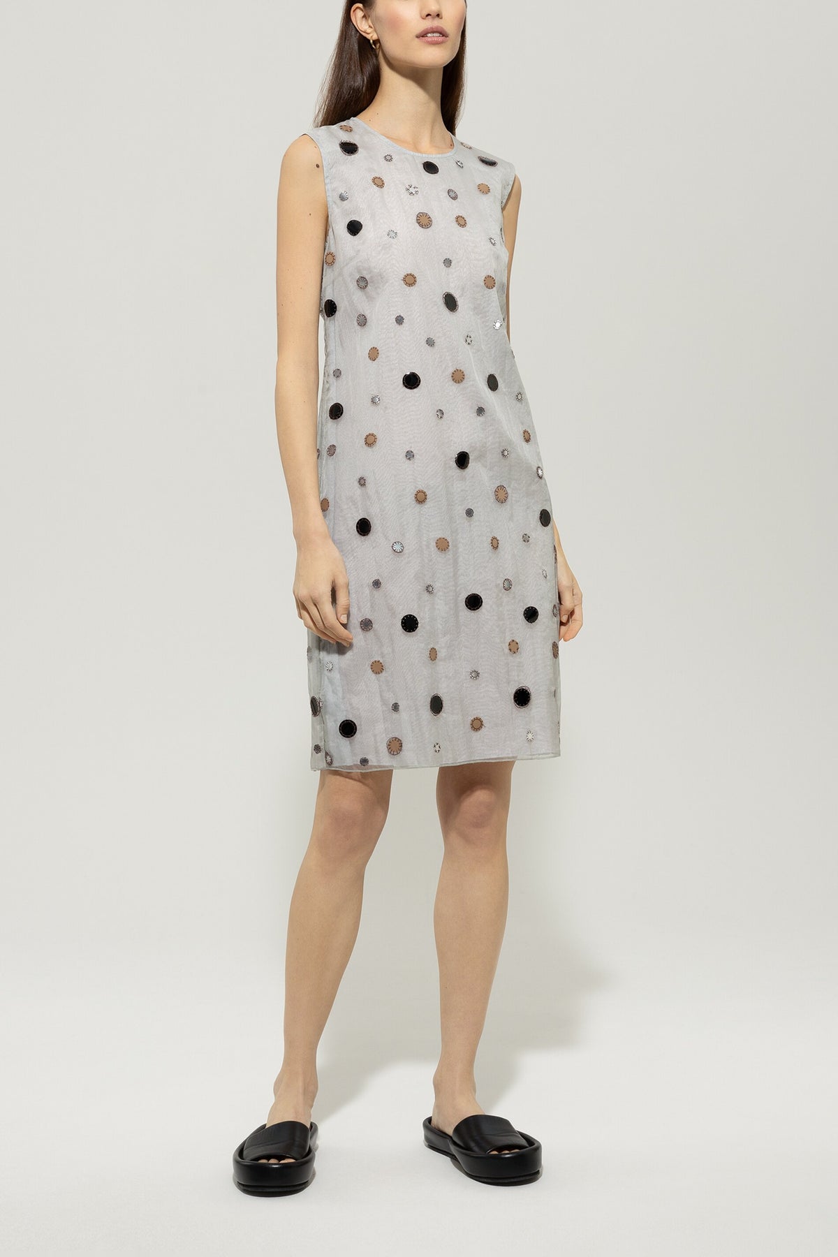 Organza-Shiftdress - multi - Standard | Model Front